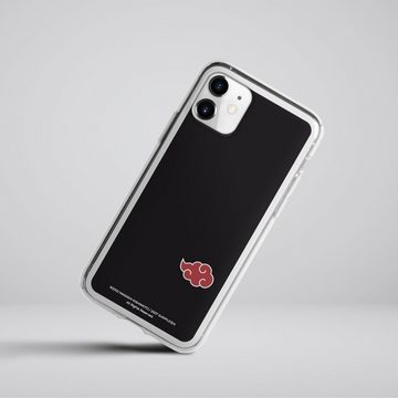 DeinDesign Handyhülle Akatsuki Naruto Shippuden Offizielles Lizenzprodukt Akatsuki Black, Apple iPhone 11 Silikon Hülle Bumper Case Handy Schutzhülle