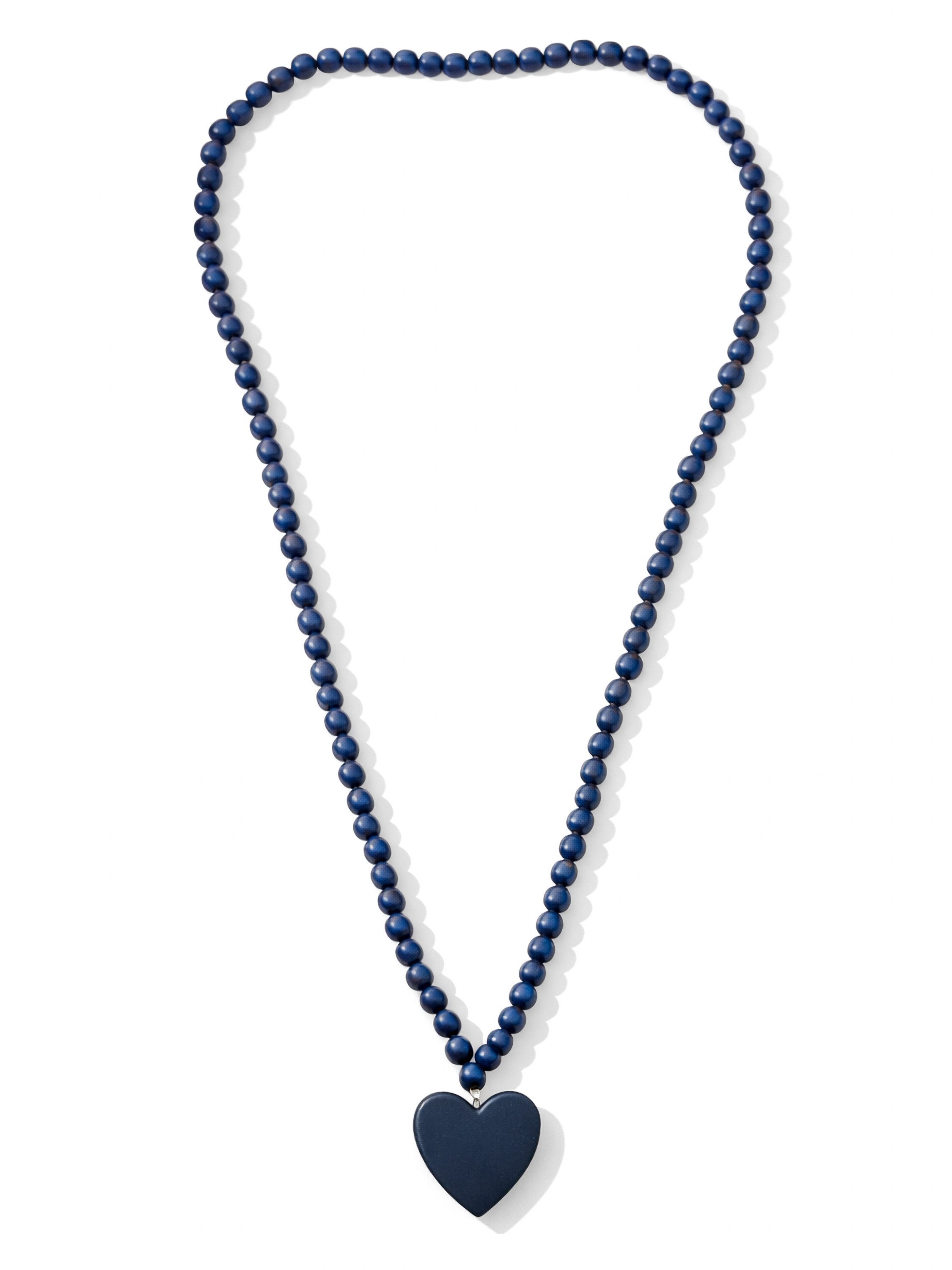 COLLEZIONE ALESSANDRO Lange Kette Dayita, aus kleinen Holzperlen gefädelt