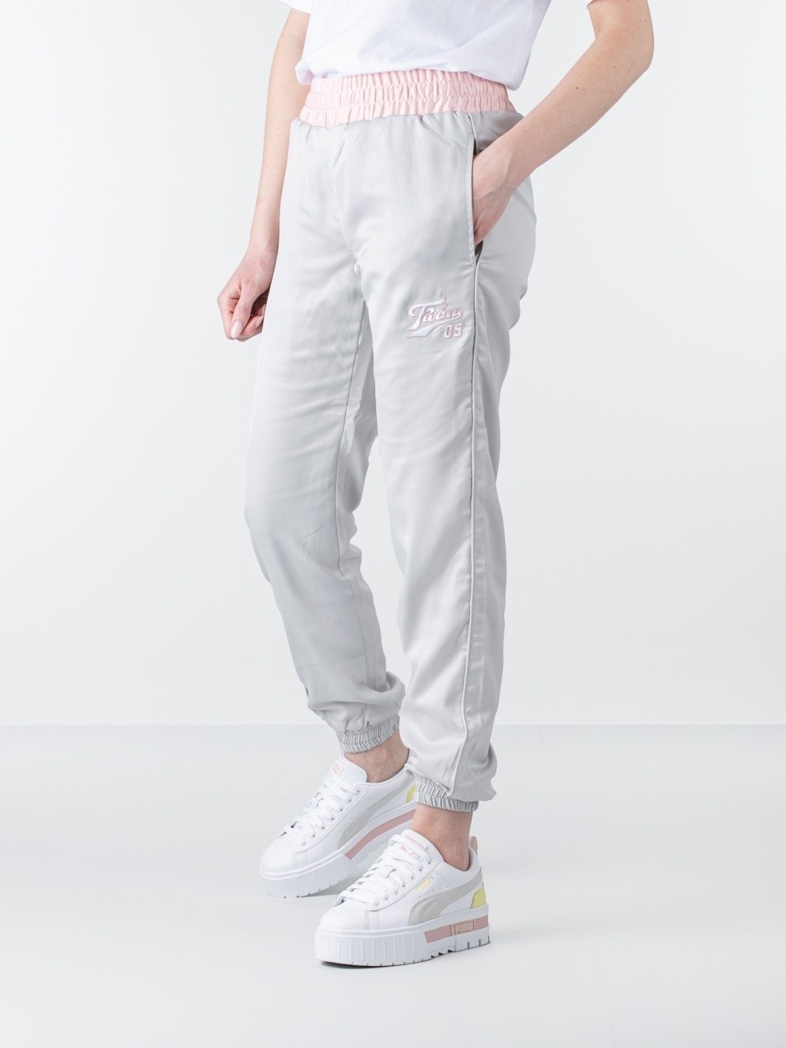 Fubu Jogginghose FUBU Varsity Satin Jogger