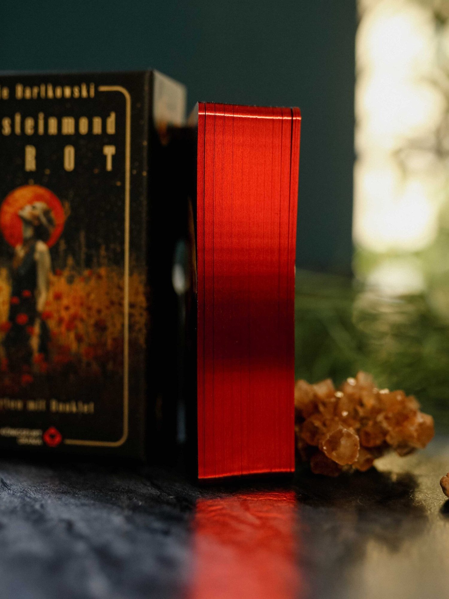 Königsfurt-Urania Verlag Spiel Bernsteinmond Tarot - 78 Tarotkarten und 80-seitiges Booklet