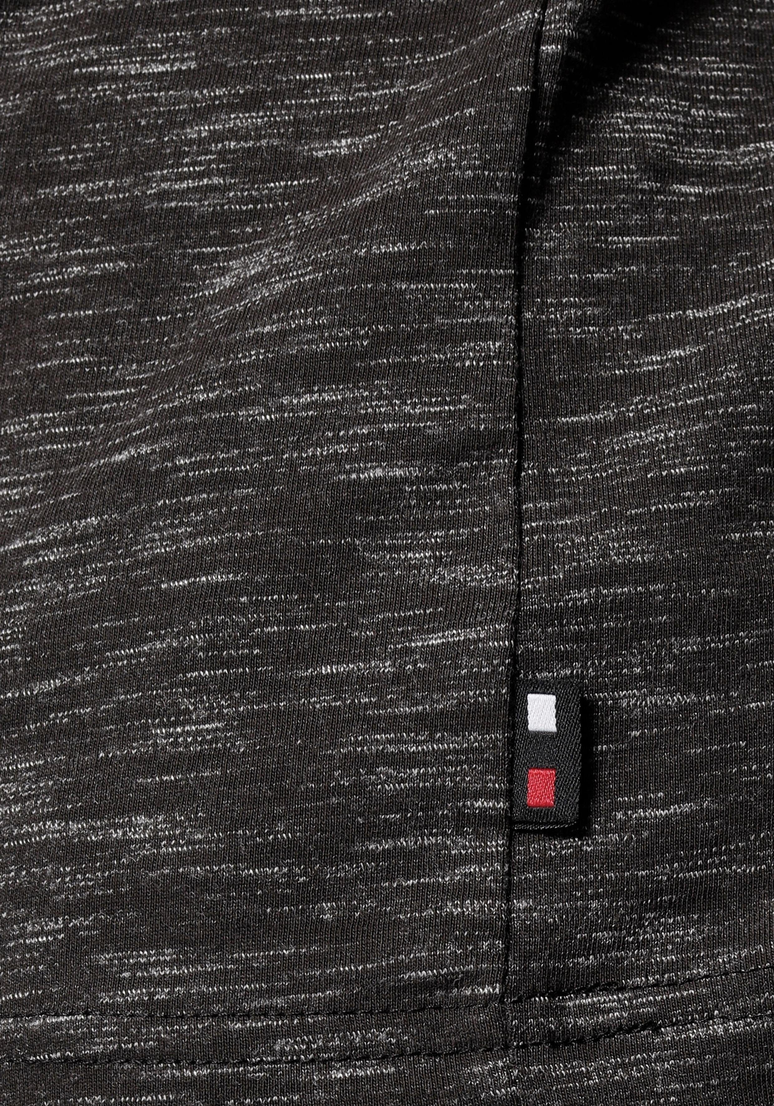 Bruno Banani Langarmshirt mit exklusiver Melange-Optik Henley-Shirt mit markanter Knopfleiste – Bild 5 von 5