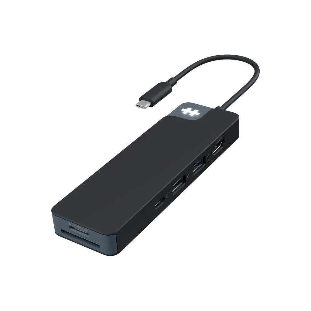 Hyper Hyper® HyperDrive Flex 8 Port USB-C Hub (Black) Netzkabel