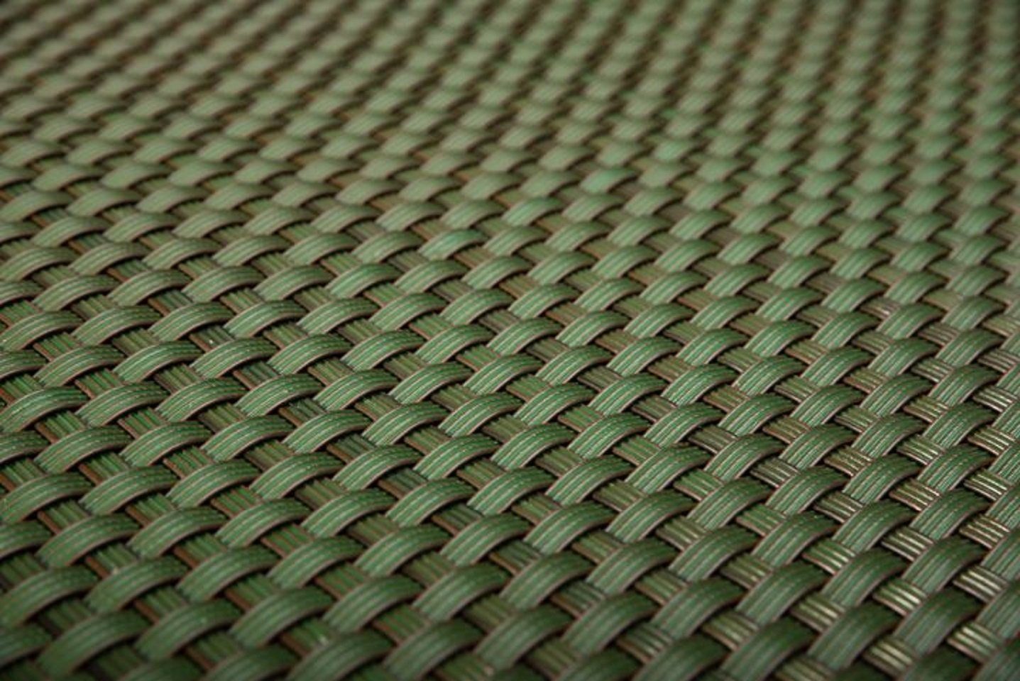 Rattan Art Balkonsichtschutz Polyrattan - Grün 1m x 5m