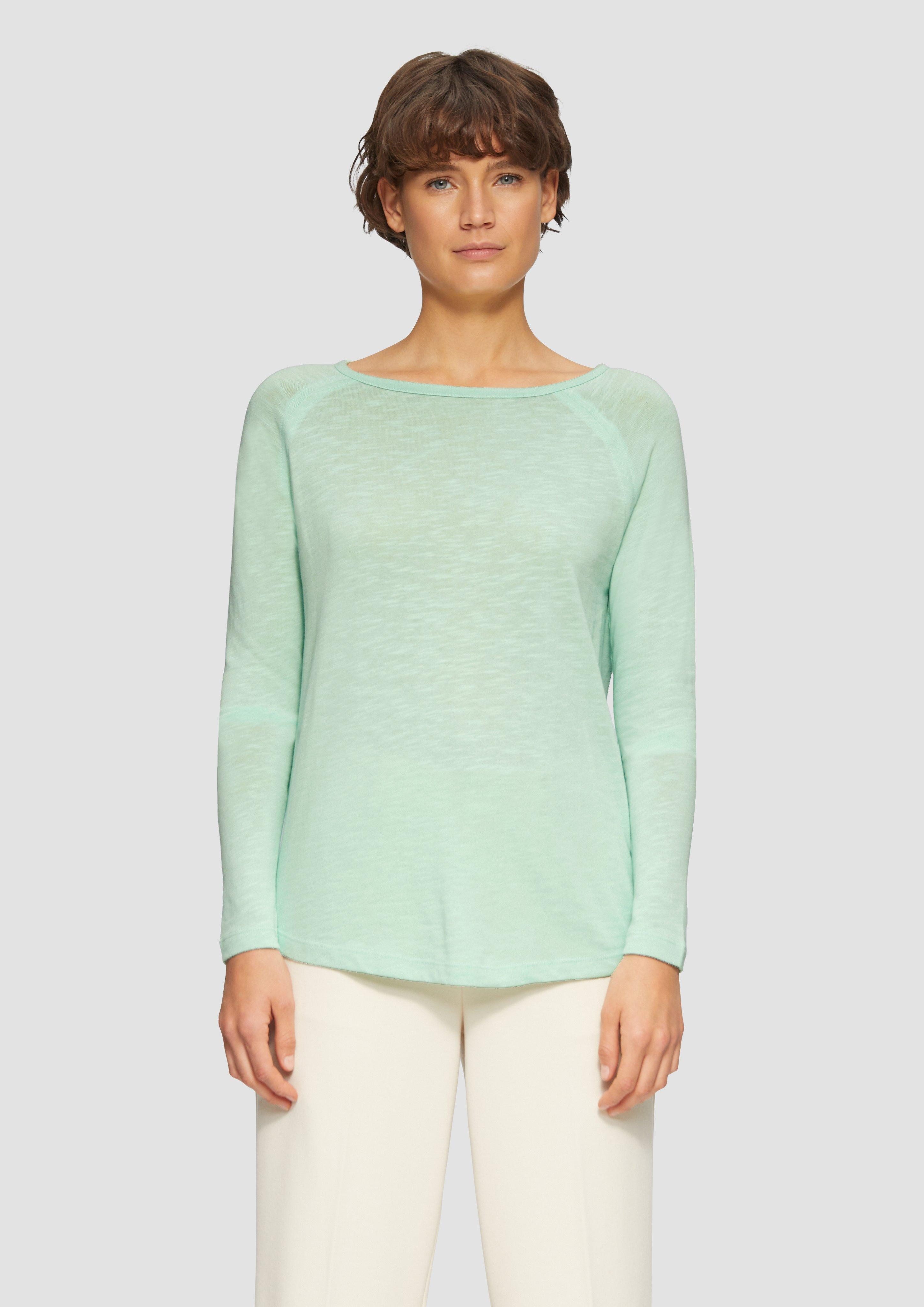 s.Oliver Langarmshirt Langarmshirt mit Raglanärmeln und günstig online kaufen