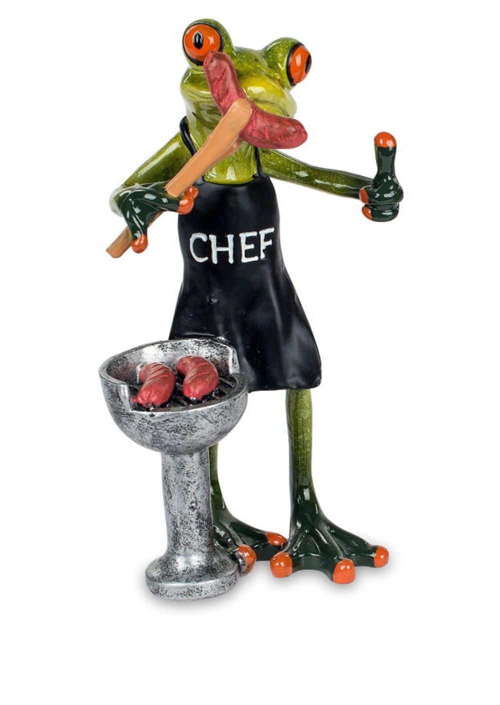 formano Dekofigur Frosch mit Grill Wurst günstig online kaufen
