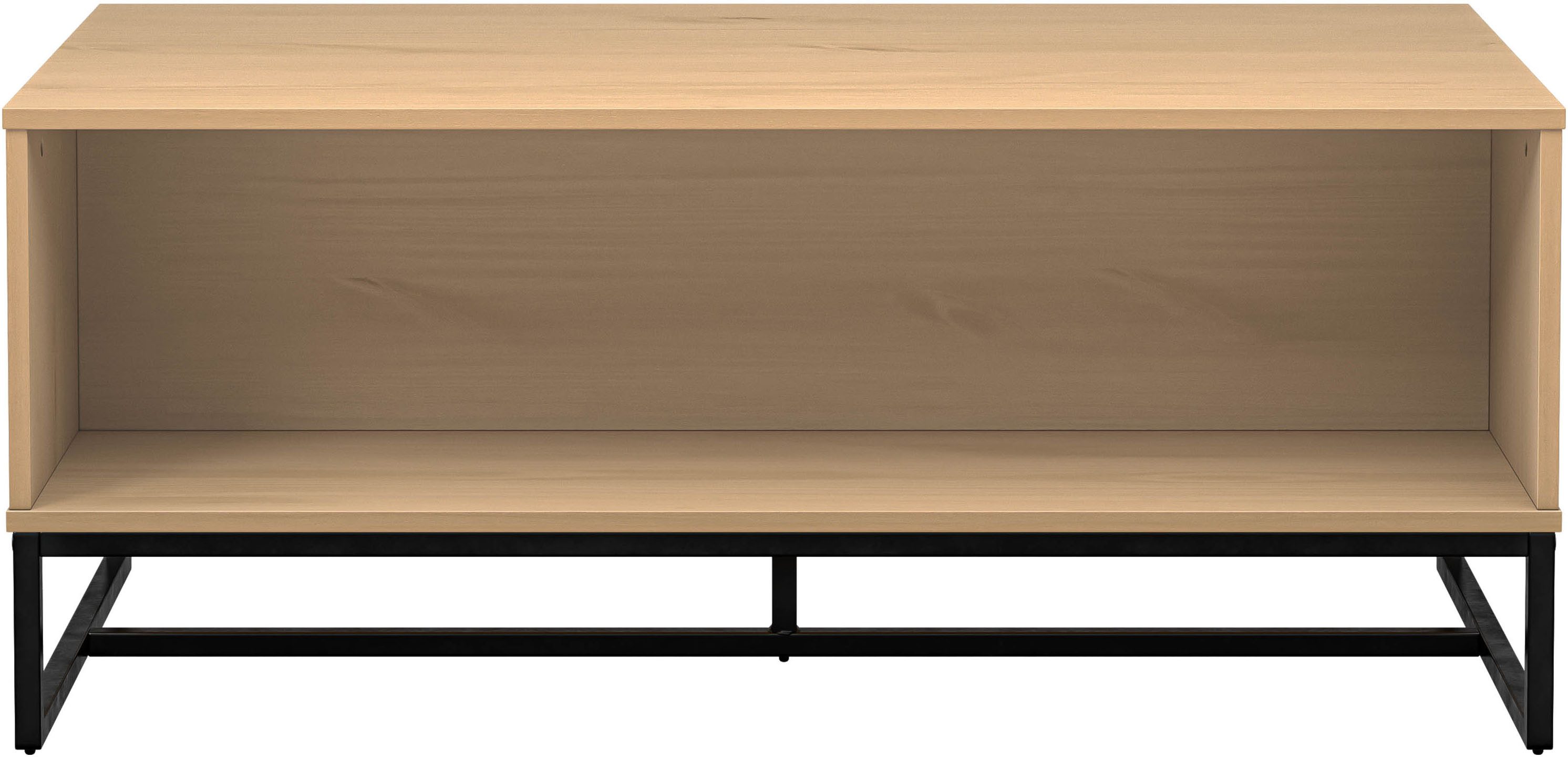 Inter Link Couchtisch Vivo (1-St), Kiefer Massiv, Soft-Close, Industrial Style, BxTxH: 100 x 60 x 45 cm