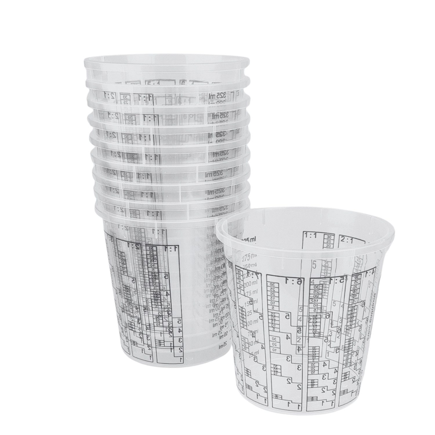 DD Composite Farbmischbehälter Mischbecher Sets 350ml (10 Stück)