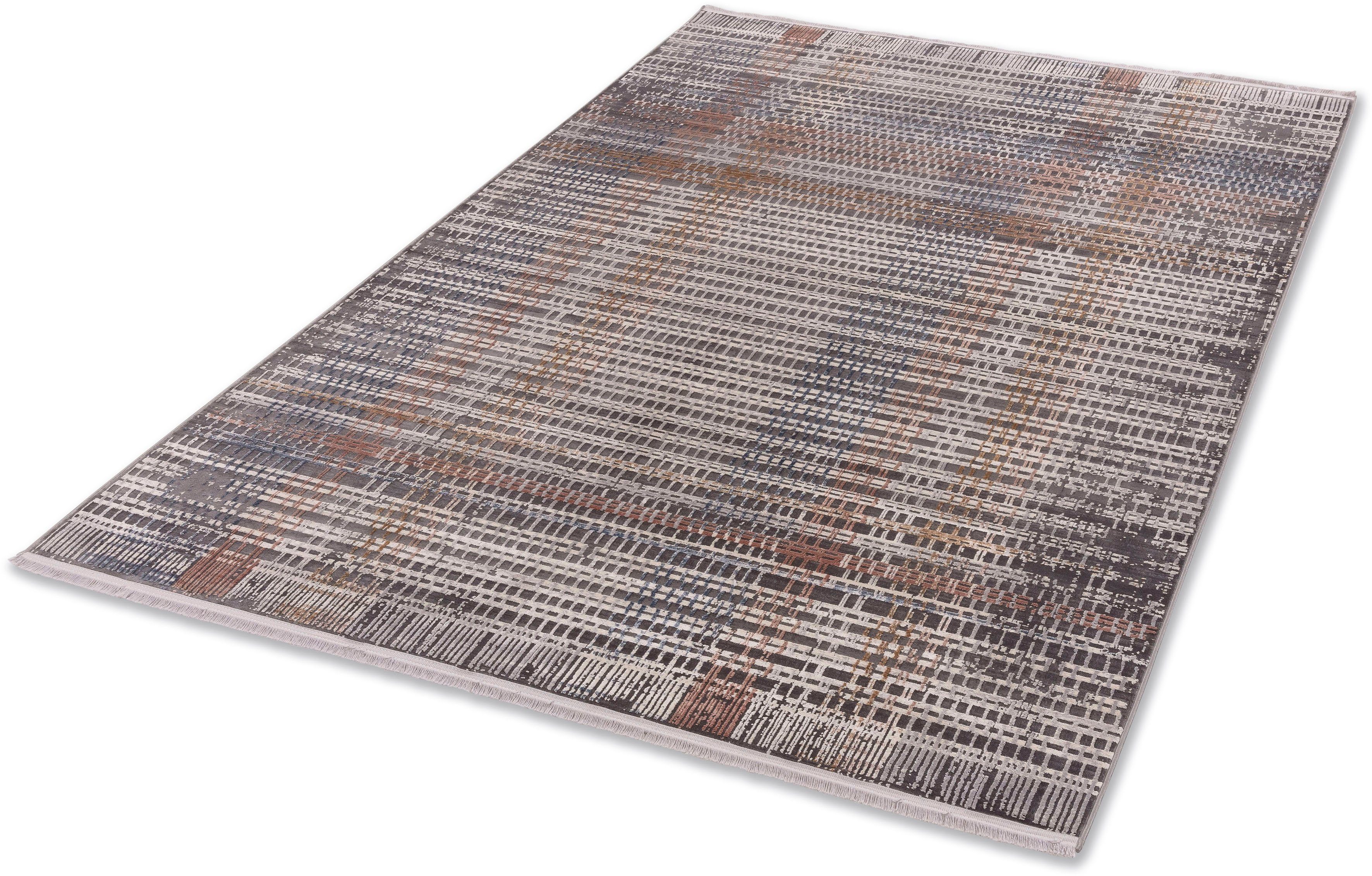 Teppich Mirano 234, ASTRA, rechteckig, Höhe: 7 mm, 3-D Effekt, Viskose, seidig schimmernd, Hoch Tief