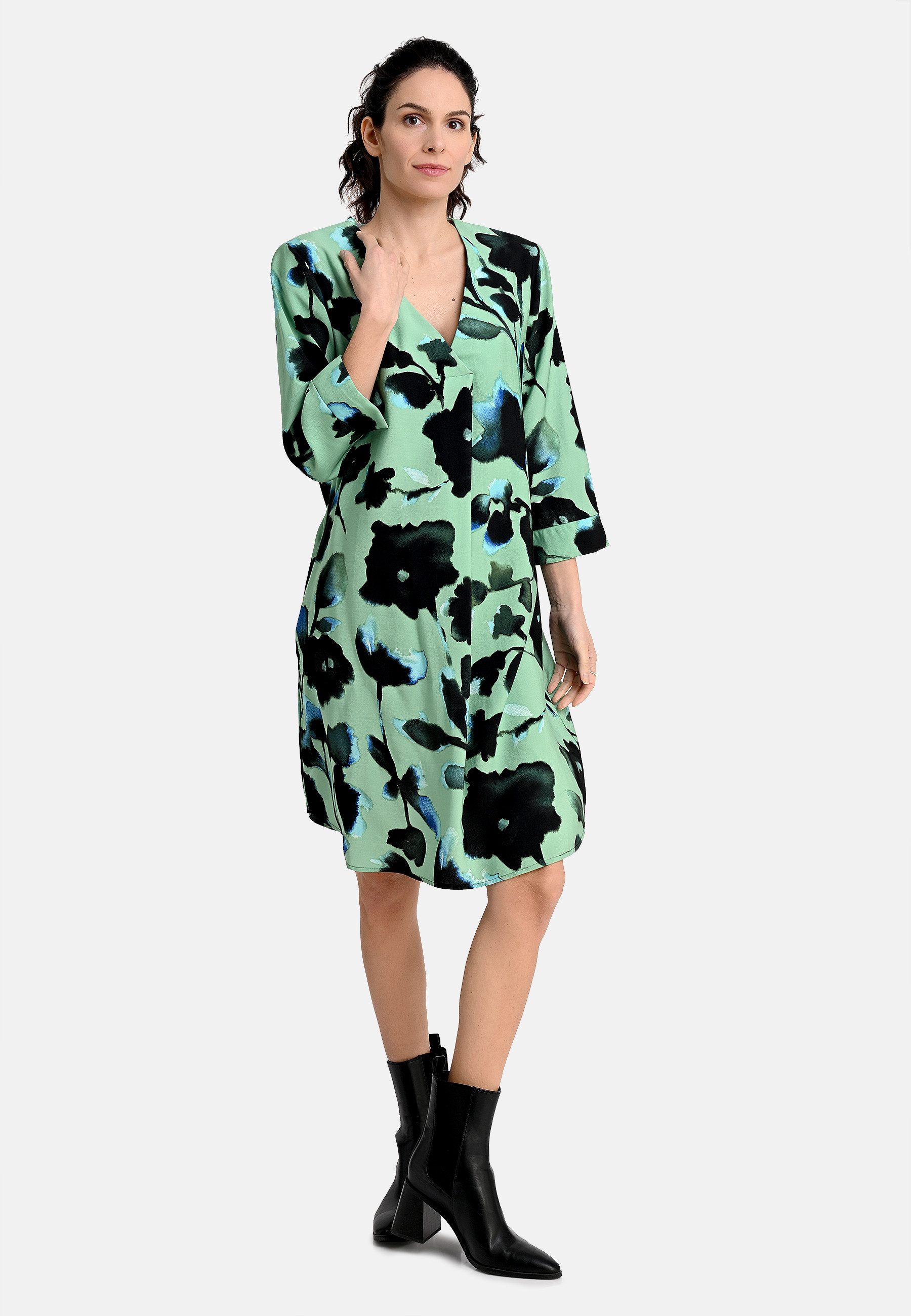 BICALLA Midikleid Kleid mit Blüten-Print in günstig online kaufen