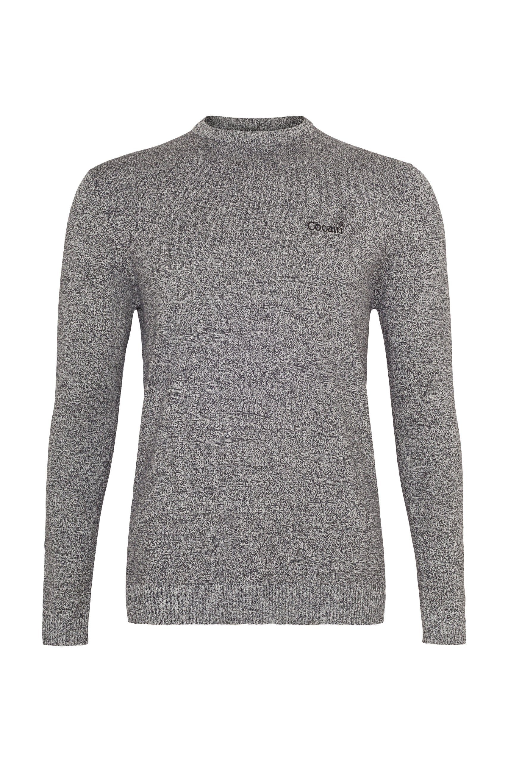 Strickpullover Damen 100% Baumwolle Rundhals dünnes Feinstrick