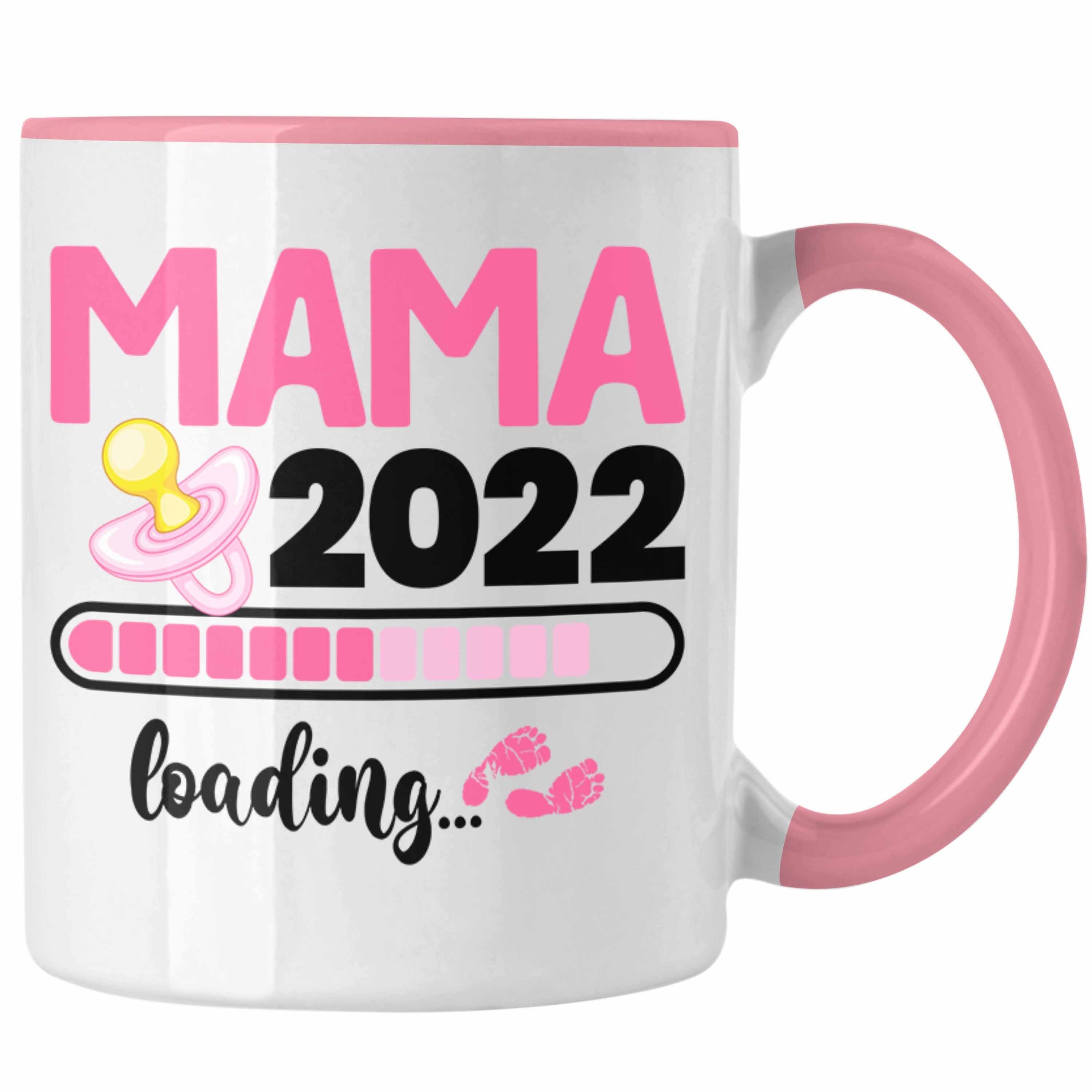 Trendation Tasse Trendation - Mama Tasse 2022 Rosa Loading Schwangerschaftsverkündung Schwanger Überraschung