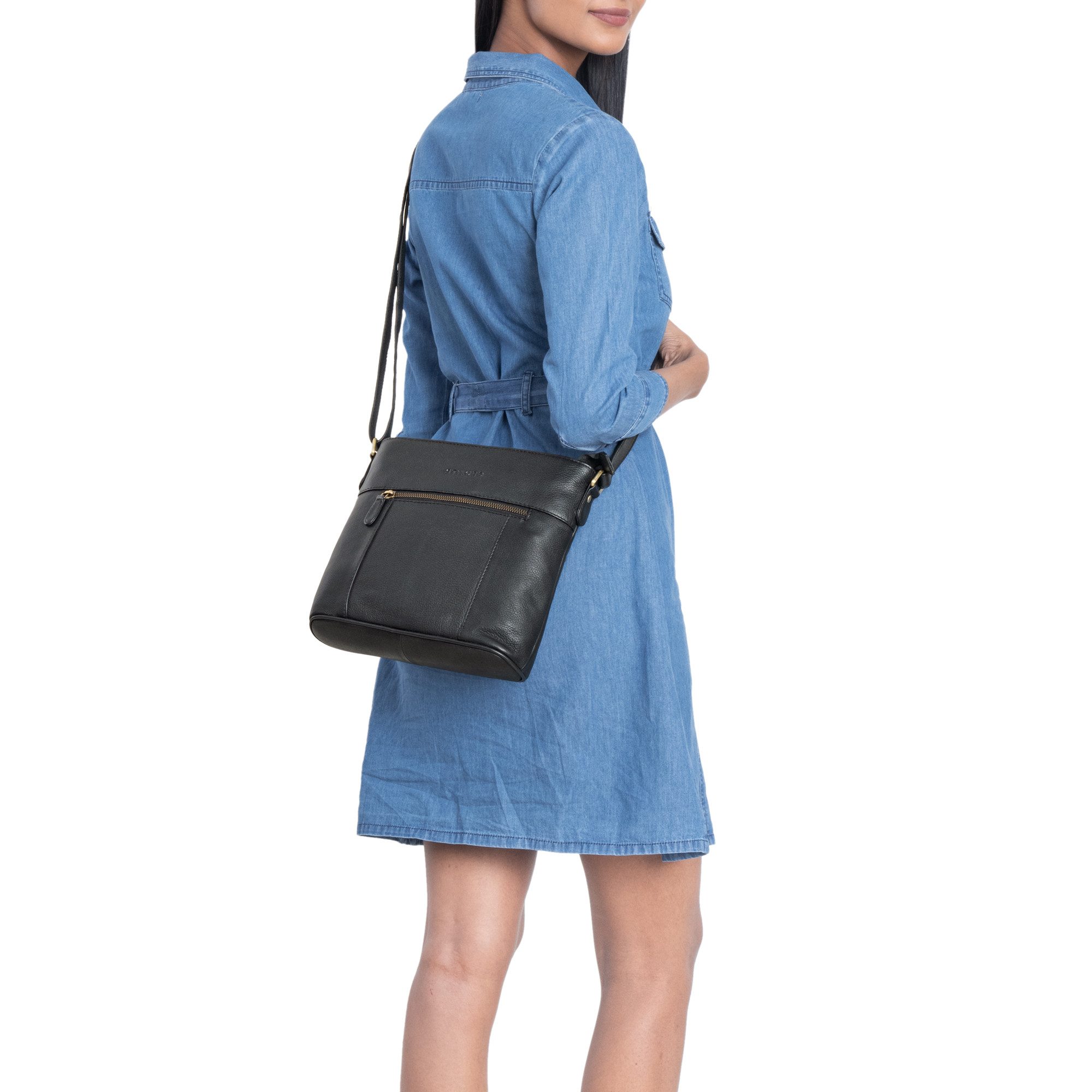 STILORD Handtasche "Medina" Elegante Handtasche Damen Mittelgroß Leder Umhängetasche