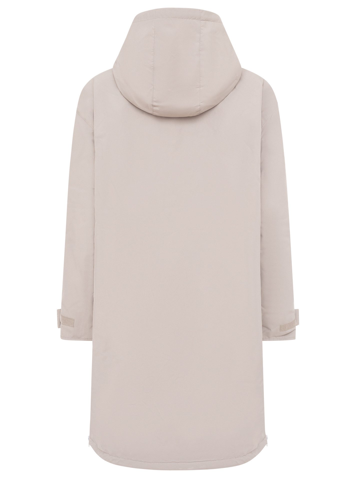 Zwillingsherz Kurzmantel "Oversize Windjacke ZH" seitliche Taschen, Kapuze, Reißverschluss, Teddy Futter, Oversized