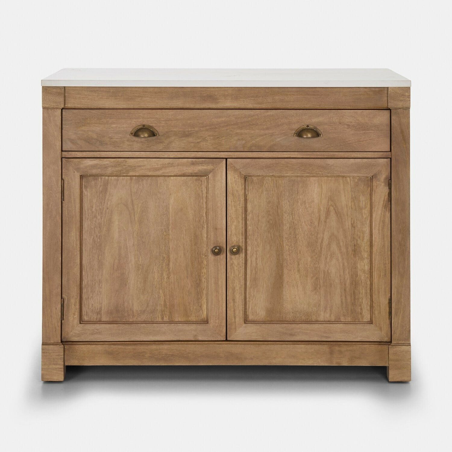 Mirabeau Küchenzeile Küchenschrank Millhaven braun/weiß