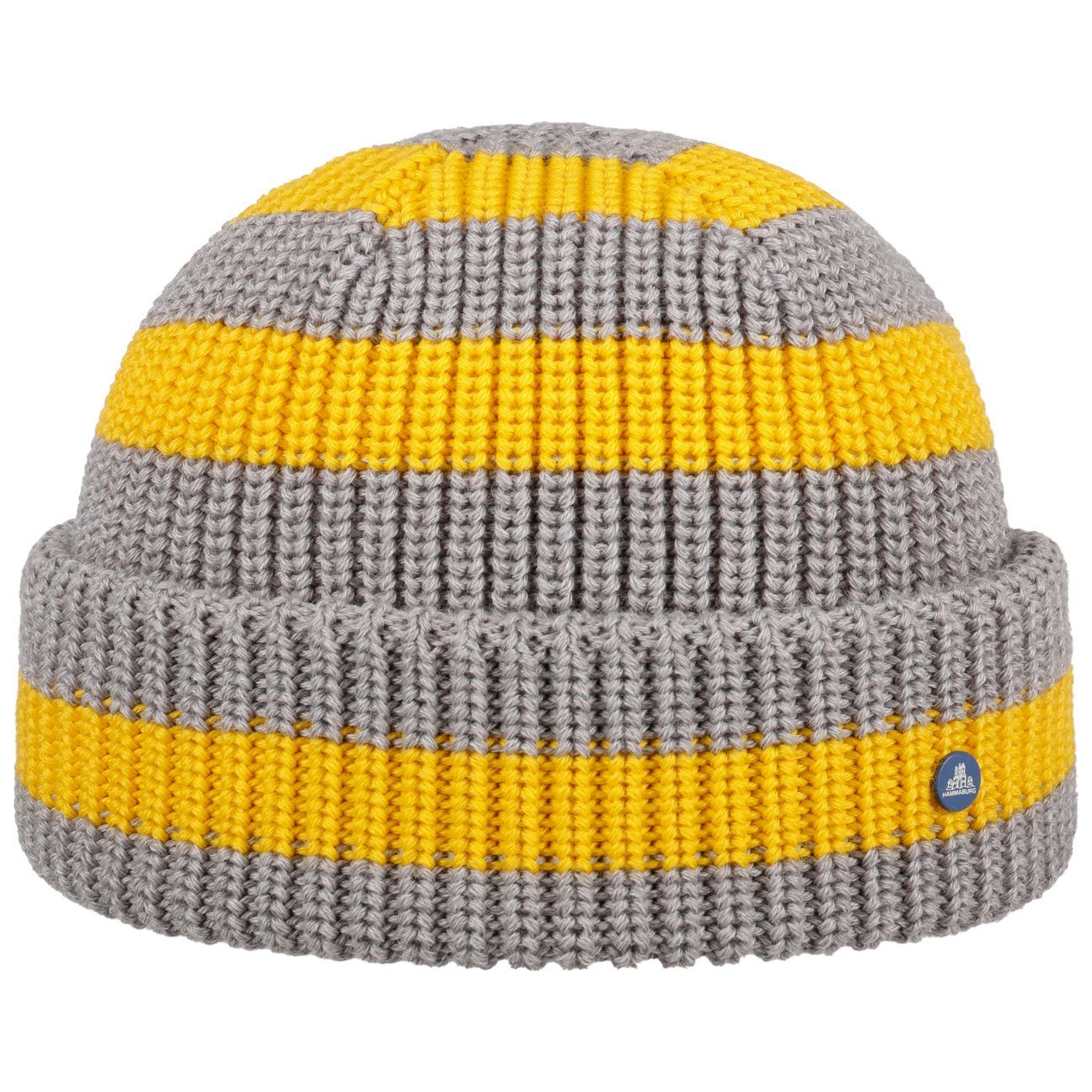 Hammaburg Beanie (1-St) Wollmütze mit Umschlag, Made in Italy