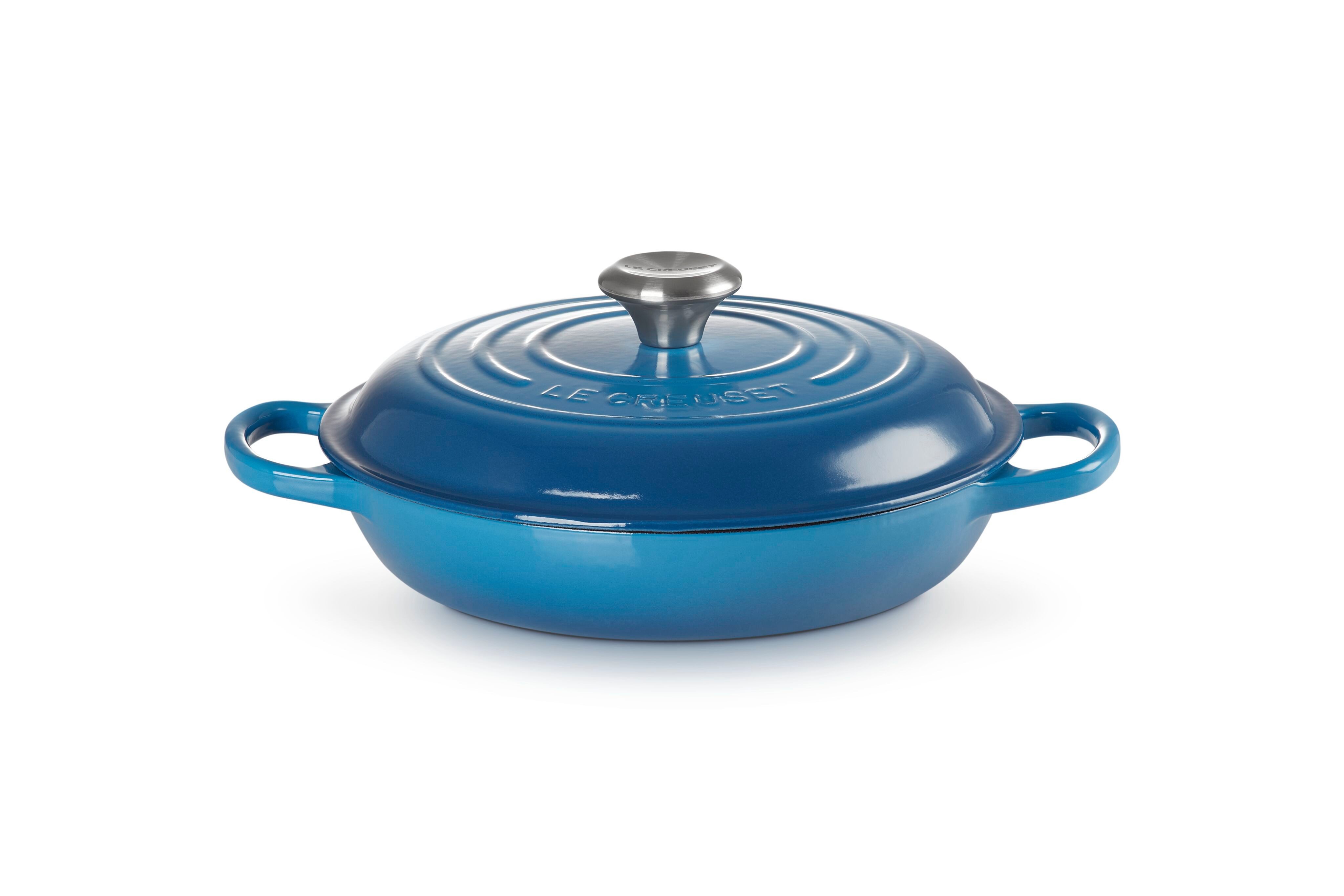 LE CREUSET Bratentopf Gourmet-Profitopf, Gusseisen, Ø 26 cm, 4,2 l, 4,21 kg, Marseille, 21180262002430