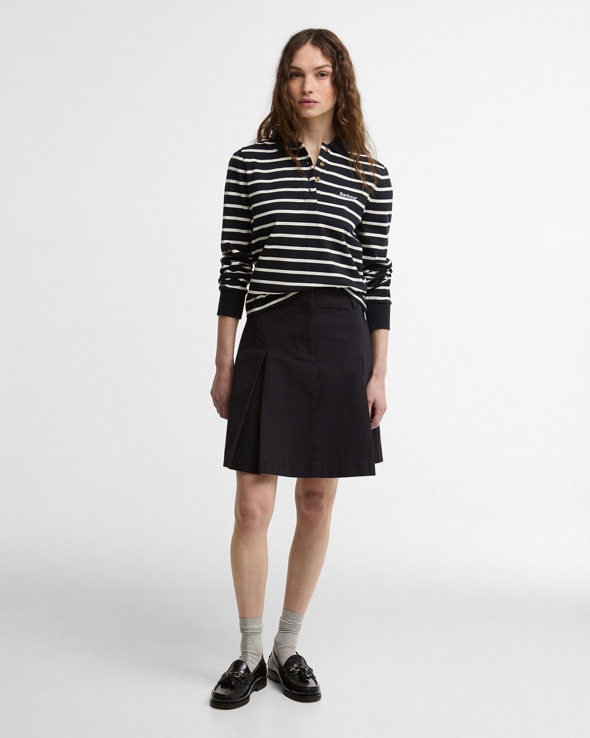 Barbour Poloshirt Langarm-Polo Ashwell Long Sleeve