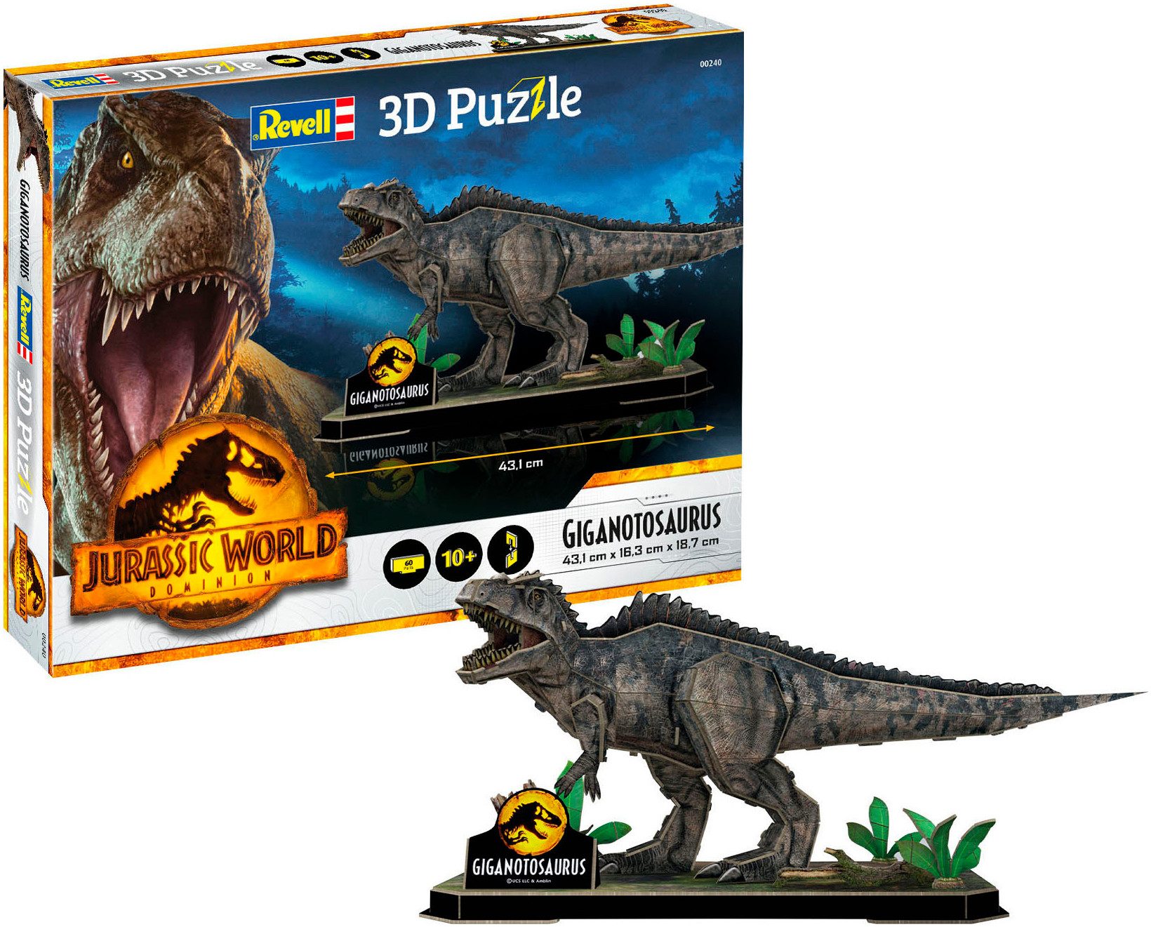 Revell® 3D-Puzzle Jurassic World Dominion - Giganotosaurus, 60 Puzzleteile günstig online kaufen