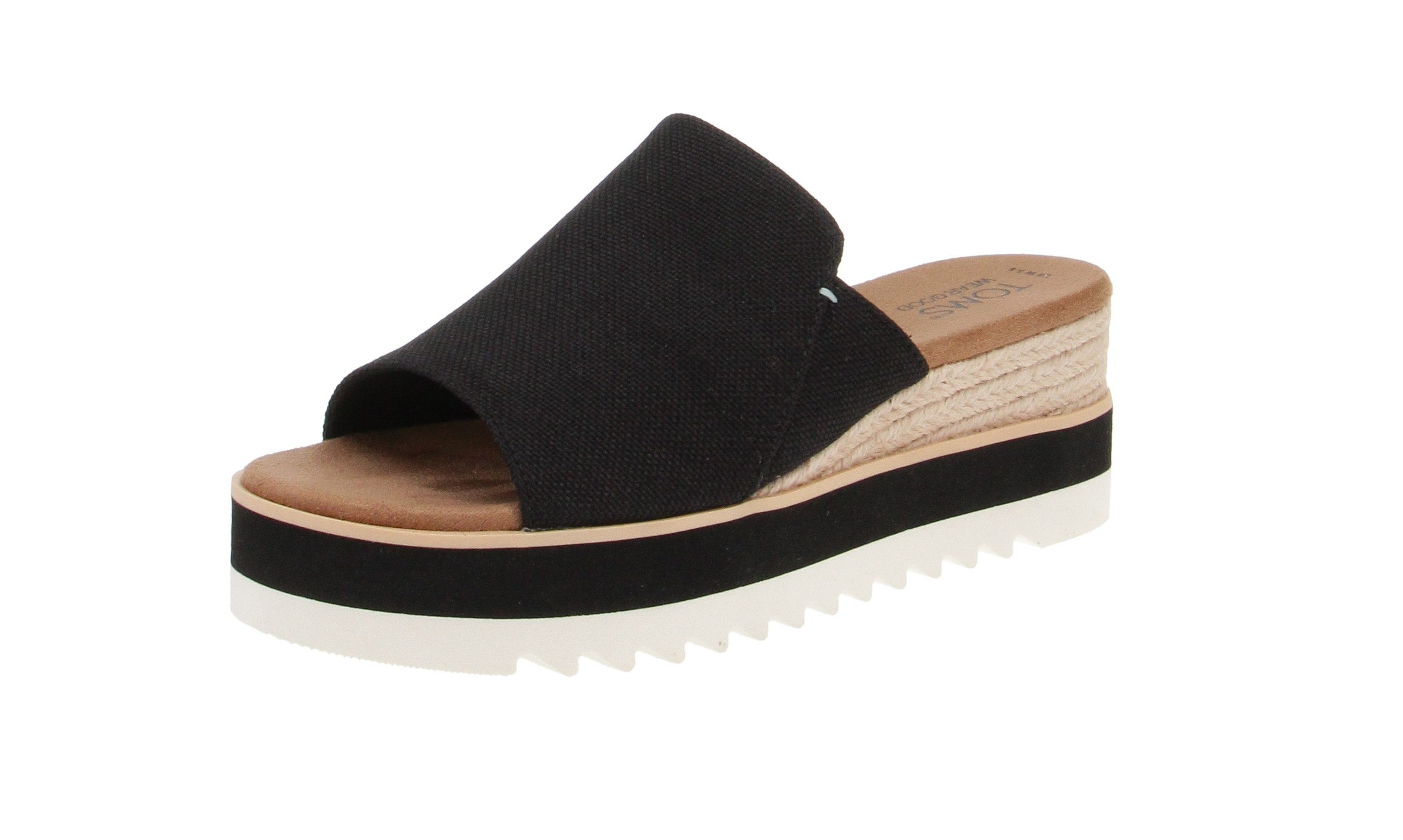 TOMS Toms 10019736 Diana Mule - Damen Schuhe Pantoletten - Black Sandale