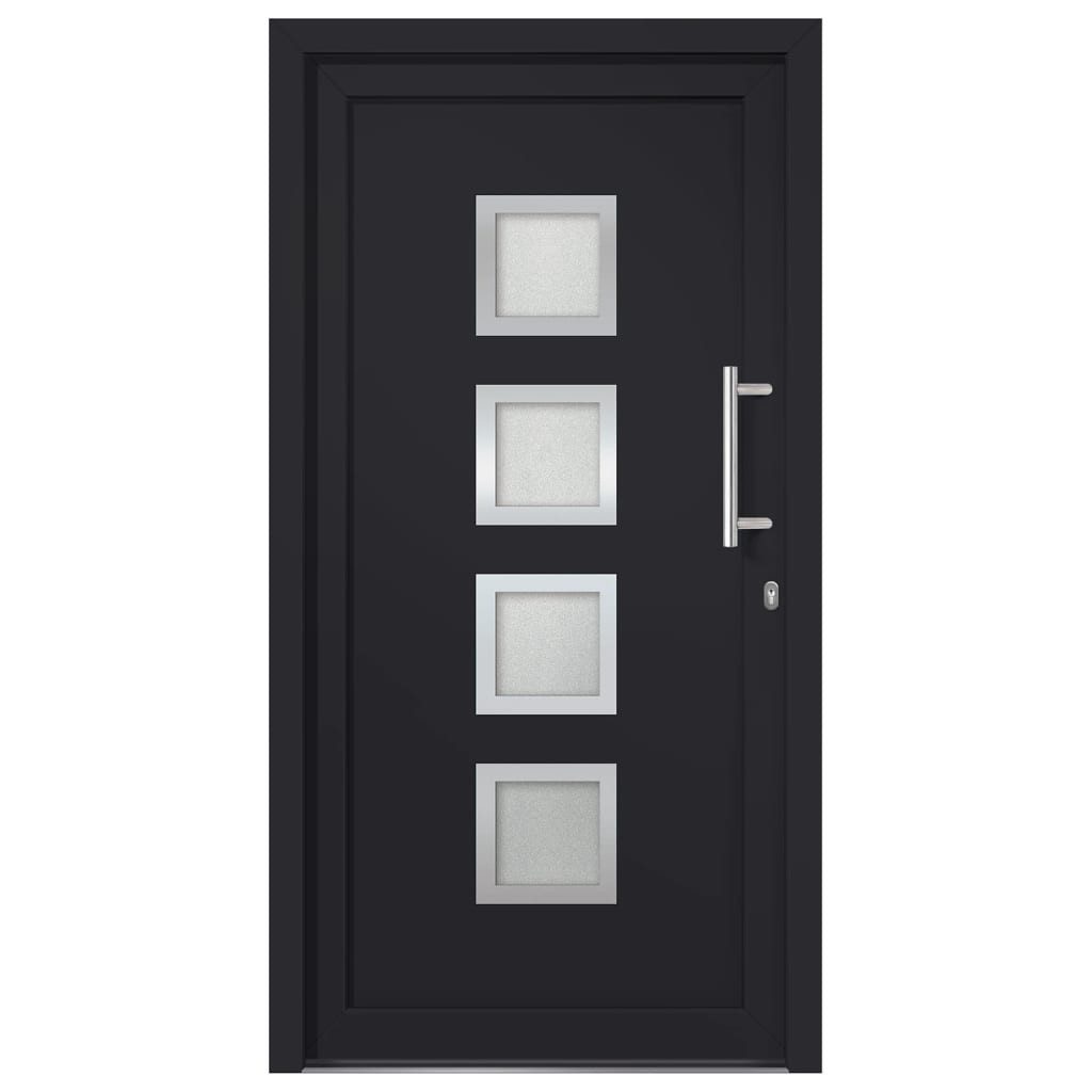 vidaXL Haustür Haustür Anthrazit 88x200 cm (1-St)