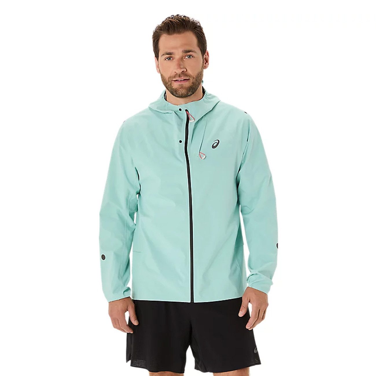 Asics Laufjacke Asics Metarun Waterproof Jacket Oasis Green günstig online kaufen