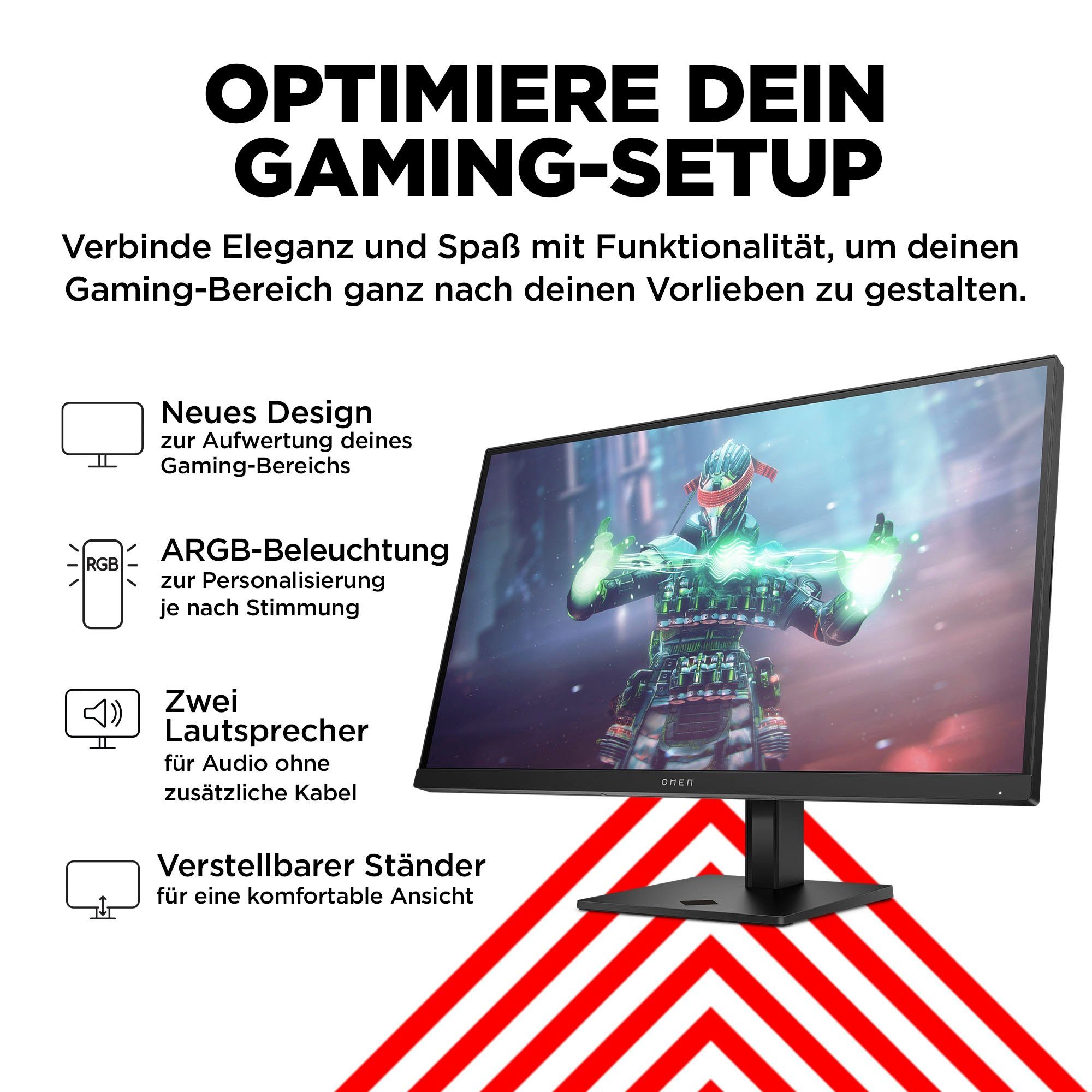HP OMEN 27k (HSD-0162-A) Gaming-Monitor (69 cm/27 \