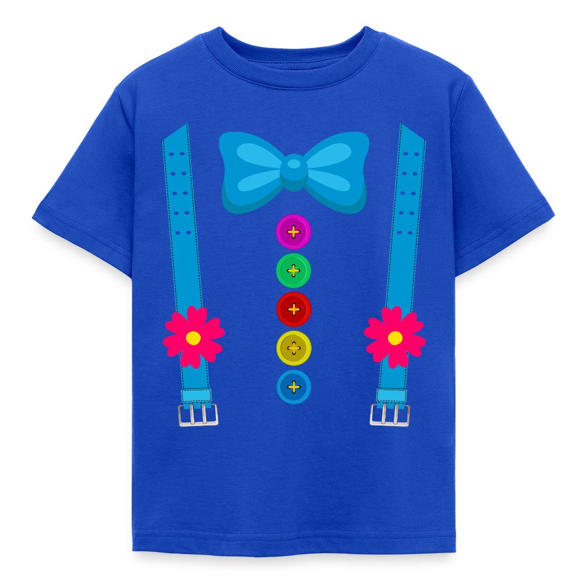 T-Shirt Clown Kostüm Fasching Karneval Witzig Kinder T-Shirt