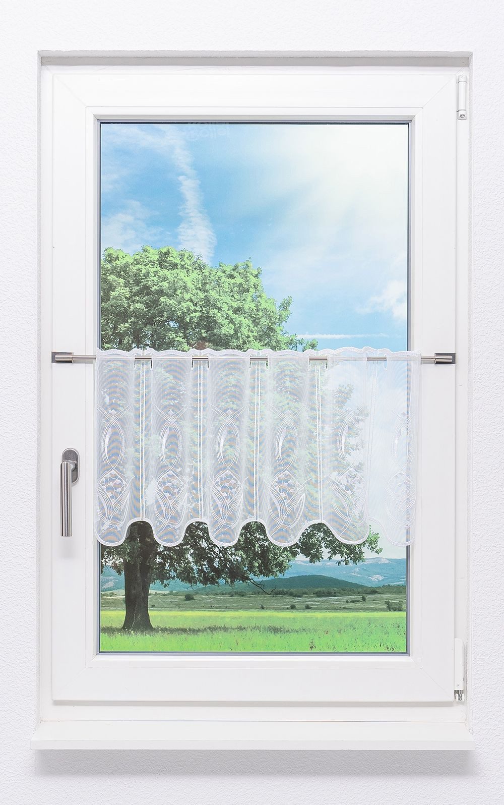 Plauener Spitze® Scheibengardine Hula, (1 St), günstig online kaufen