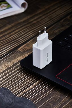 echos Eco-4040 Smartphone-Ladegerät (Set, 20 Watt Schnellladegerät,USB-C,PD,PPS)