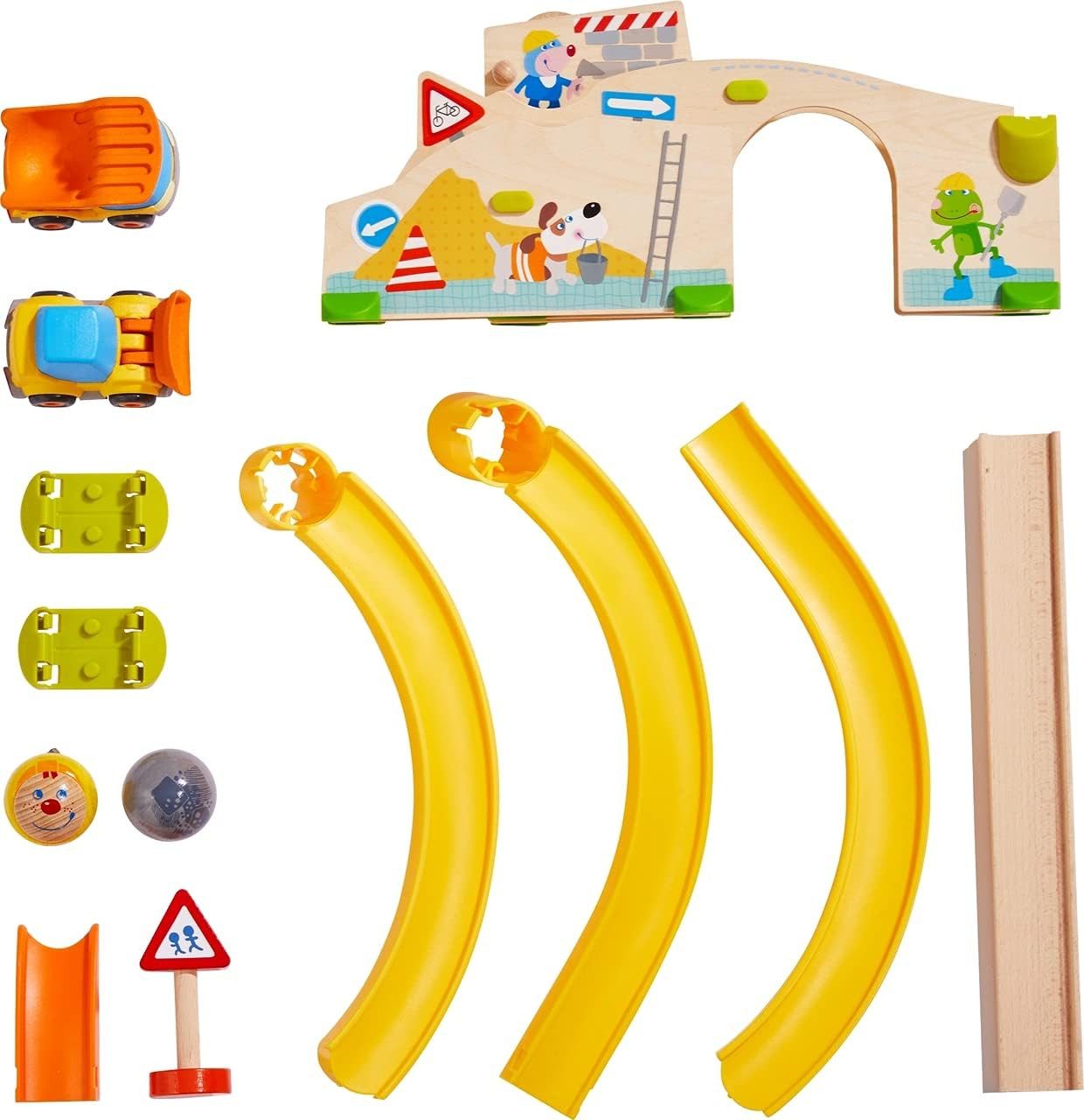 Haba Kugelbahn-Bausatz HABA 303081 Kullerbü – Spielbahn Auf der Baustelle – Bild 3 von 4