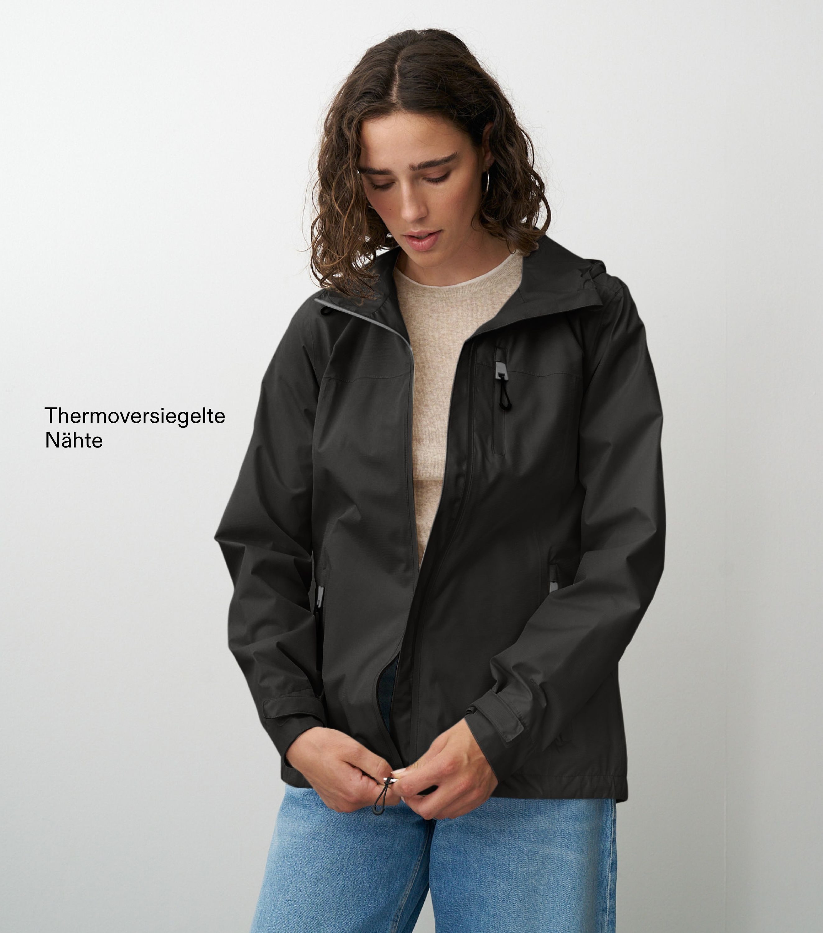 ONUA Regenjacke wasserdichte Wanderjacke, Outdoorjacke oder Hardshelljacke