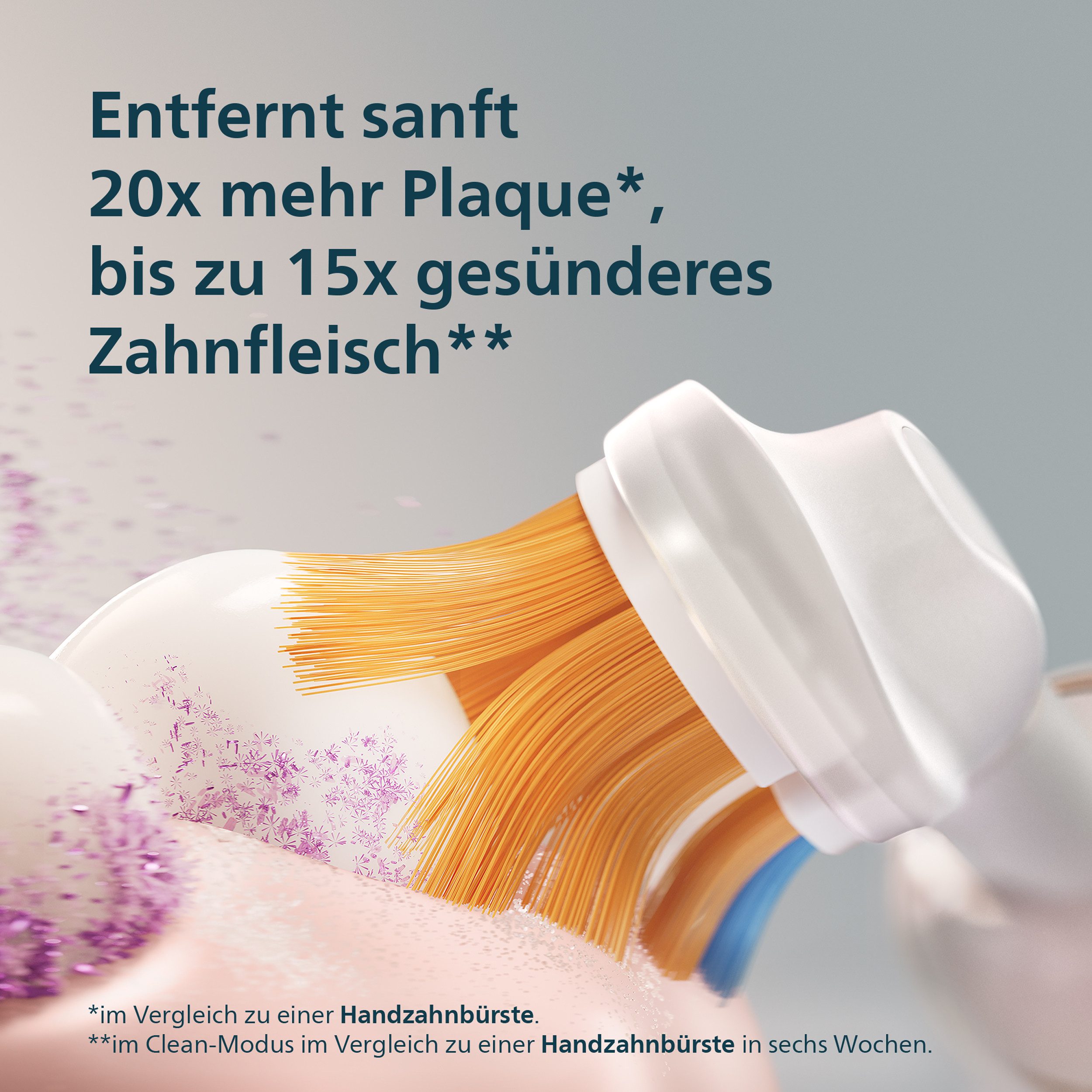 Philips Sonicare Elektrische Zahnbürste DiamondClean 8500 HX8513/11, Aufsteckbürsten: 1 St. – Bild 4 von 5