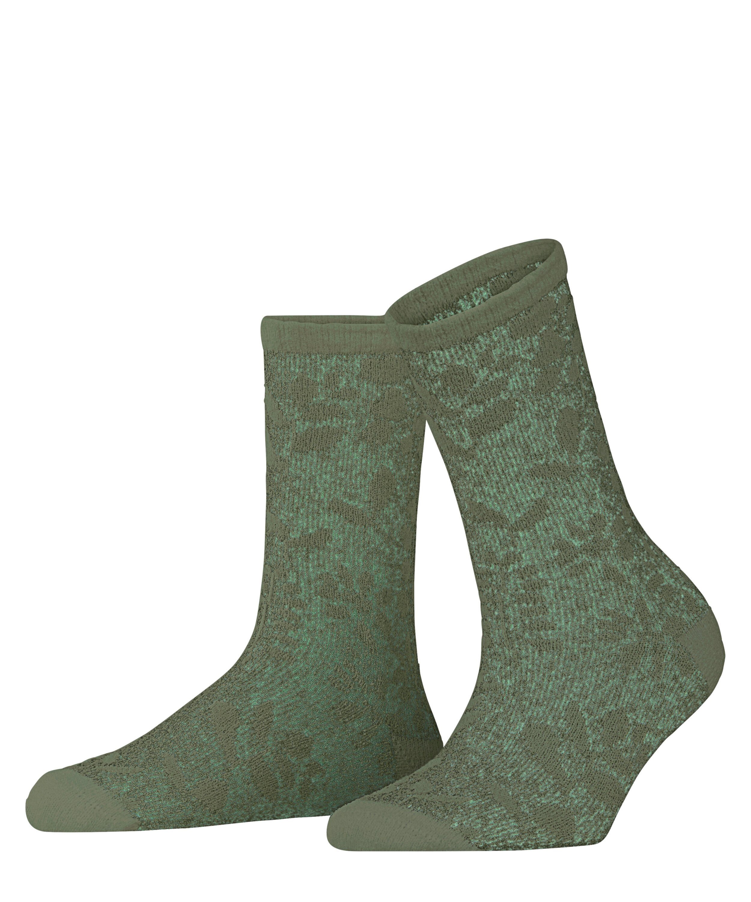 Esprit Socken Homey Flowers (1-Paar) khaki green (7762)