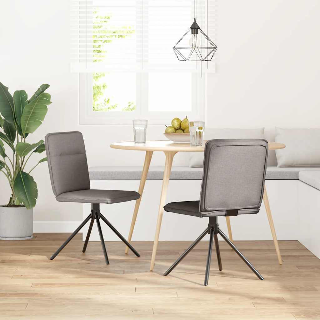 vidaXL Esszimmerstuhl Esszimmerstühle 2 Stk. Taupe günstig online kaufen