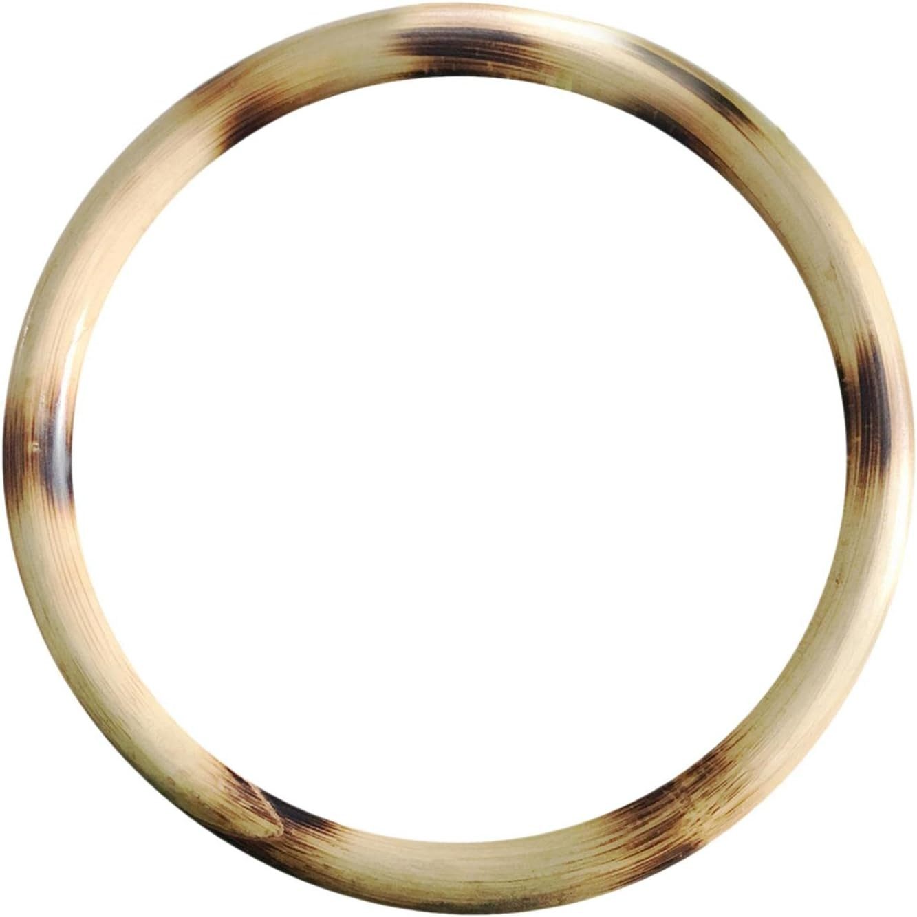 BAY-Sports Trainingsring Rattan Ring Wing Tsun Kung Fu Holz Rattanring Tai Chi Sau Übungsring (Stück), Durchmesser innen 22 cm, Branding Muster, Für Grifftechnikübungen