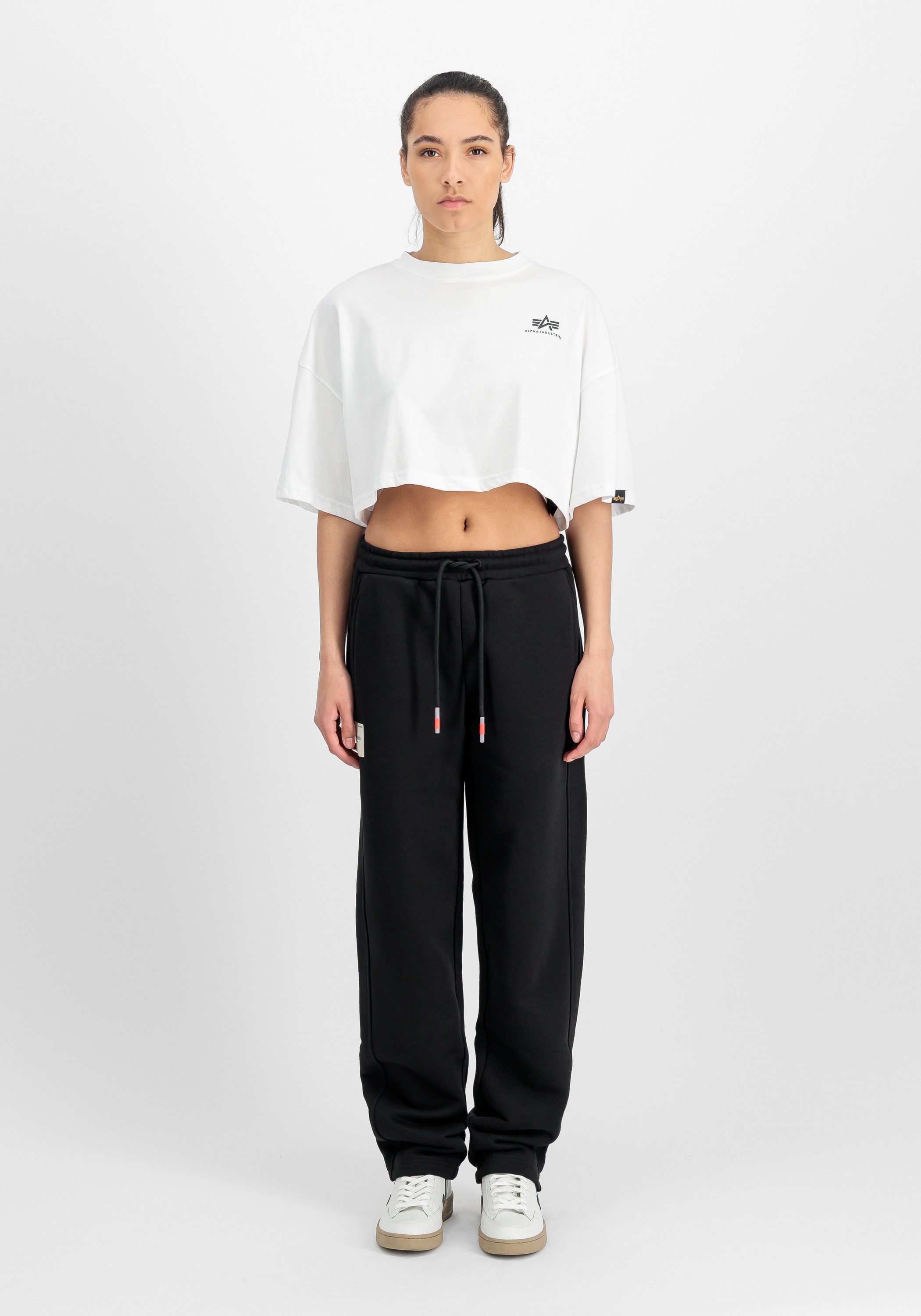 Alpha Industries T-Shirt Basic T-Shirt SL Cropped PP W