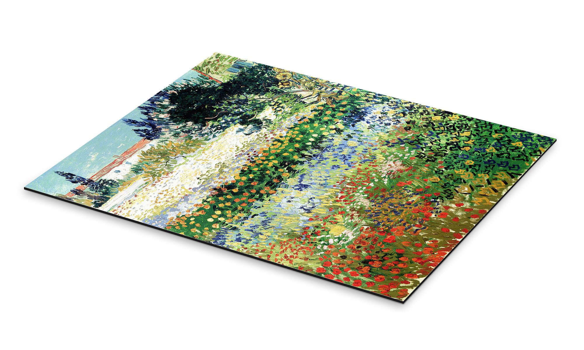 Posterlounge Wandbild Garten, Arles, Vincent van Gogh, erhältlich als Poster, Leinwandbild, Wandsticker oder Acrylglasbild