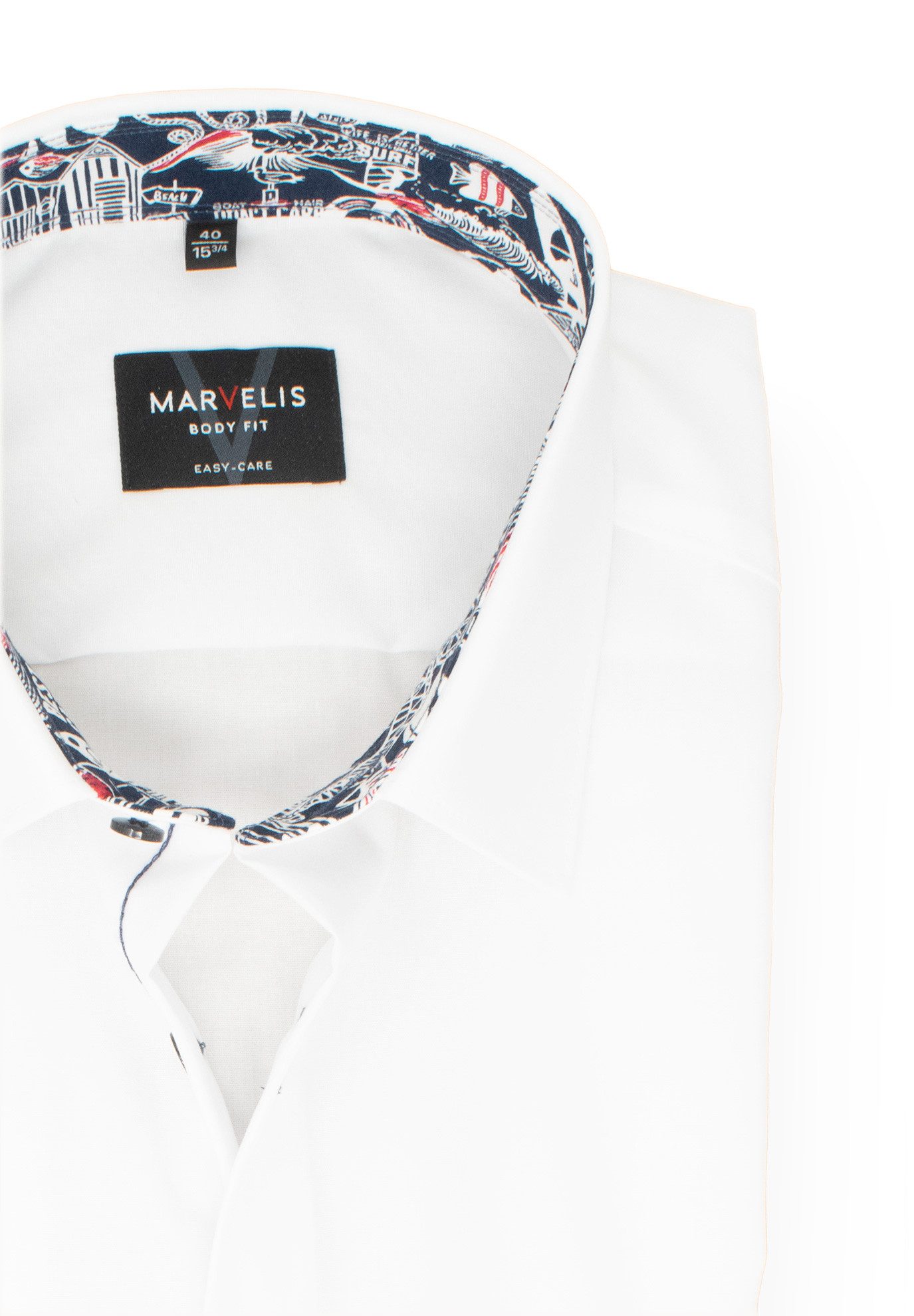 MARVELIS Kurzarmhemd Body Fit enge, taillierte günstig online kaufen