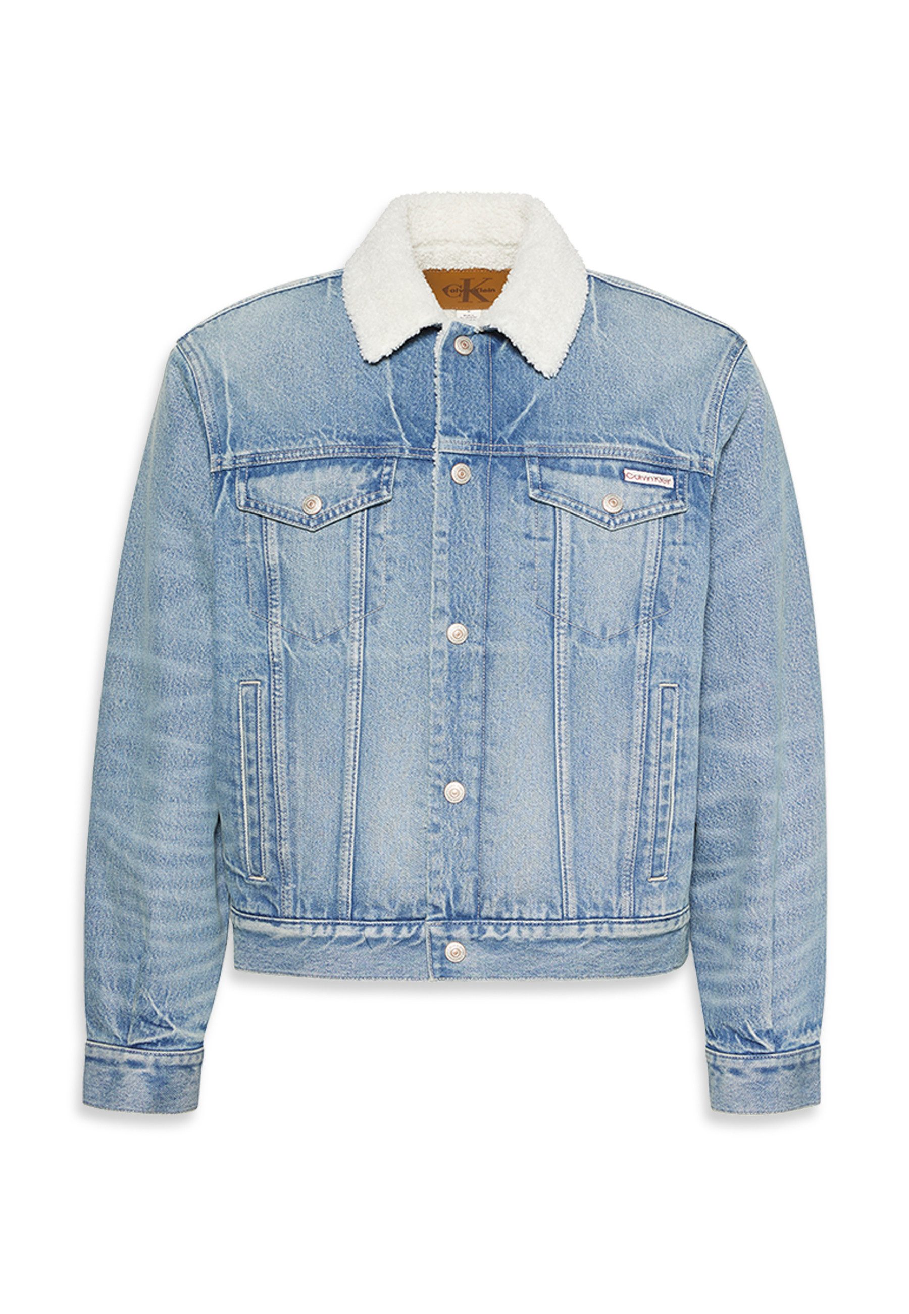 Jeansjacke 90S SHERPA TRUCKER TINTED THUNDR