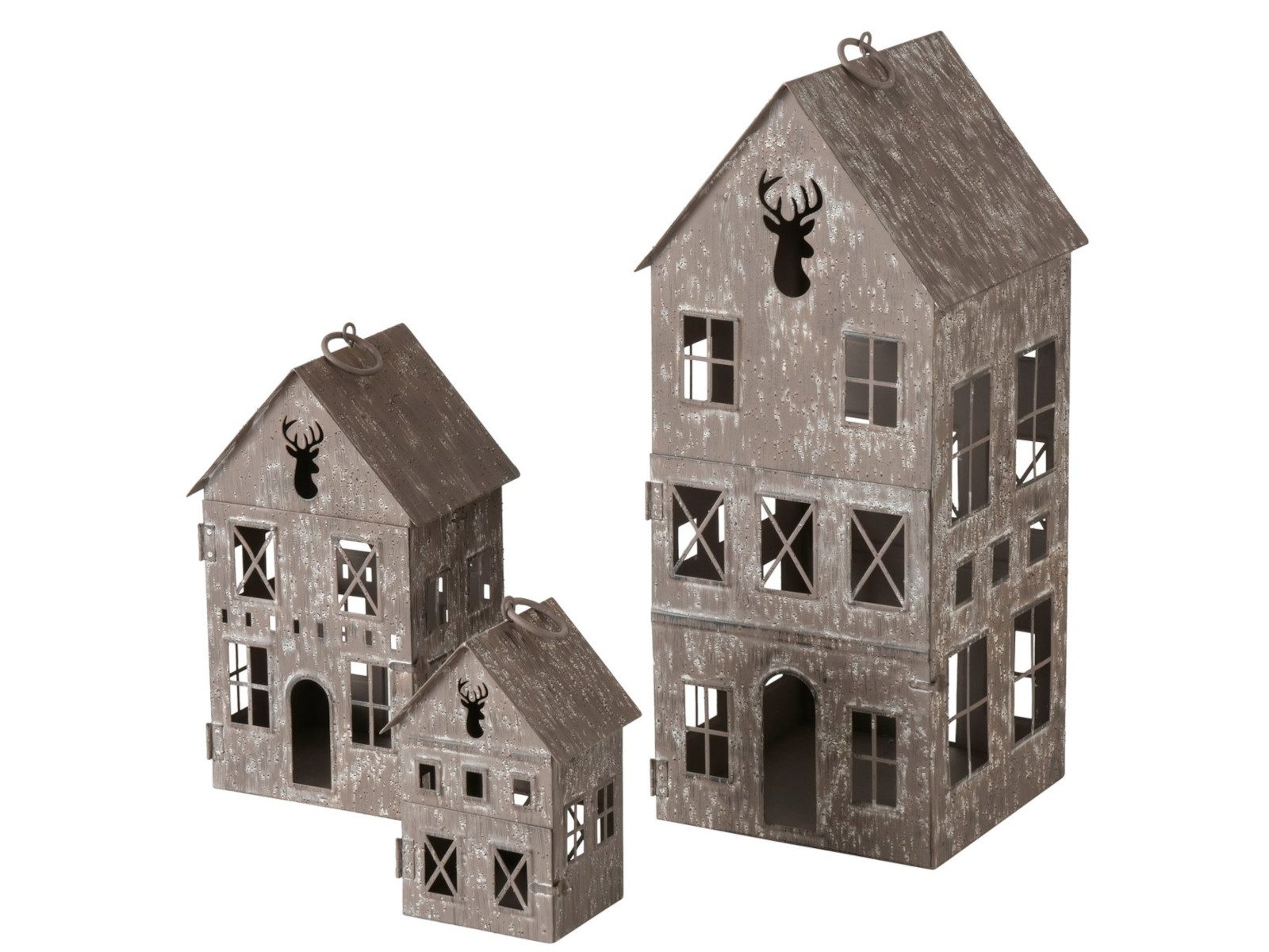 BOLTZE Dekoobjekt Kadenza Laterne braun 13cm (1 Stück) günstig online kaufen