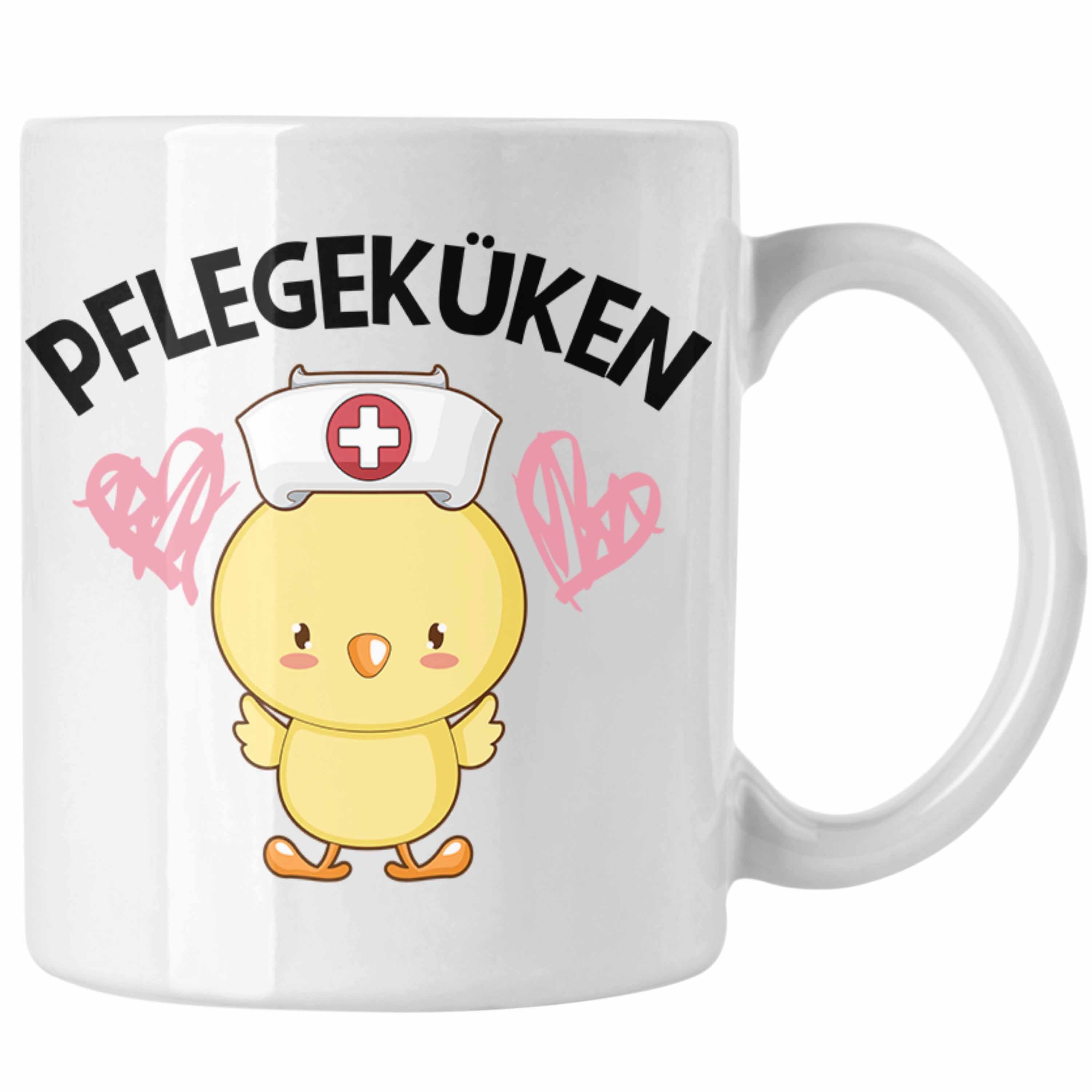 Trendation Tasse Trendation - Pflegeküken Tasse Geschenk Krankenschwester Ärztin Lustig