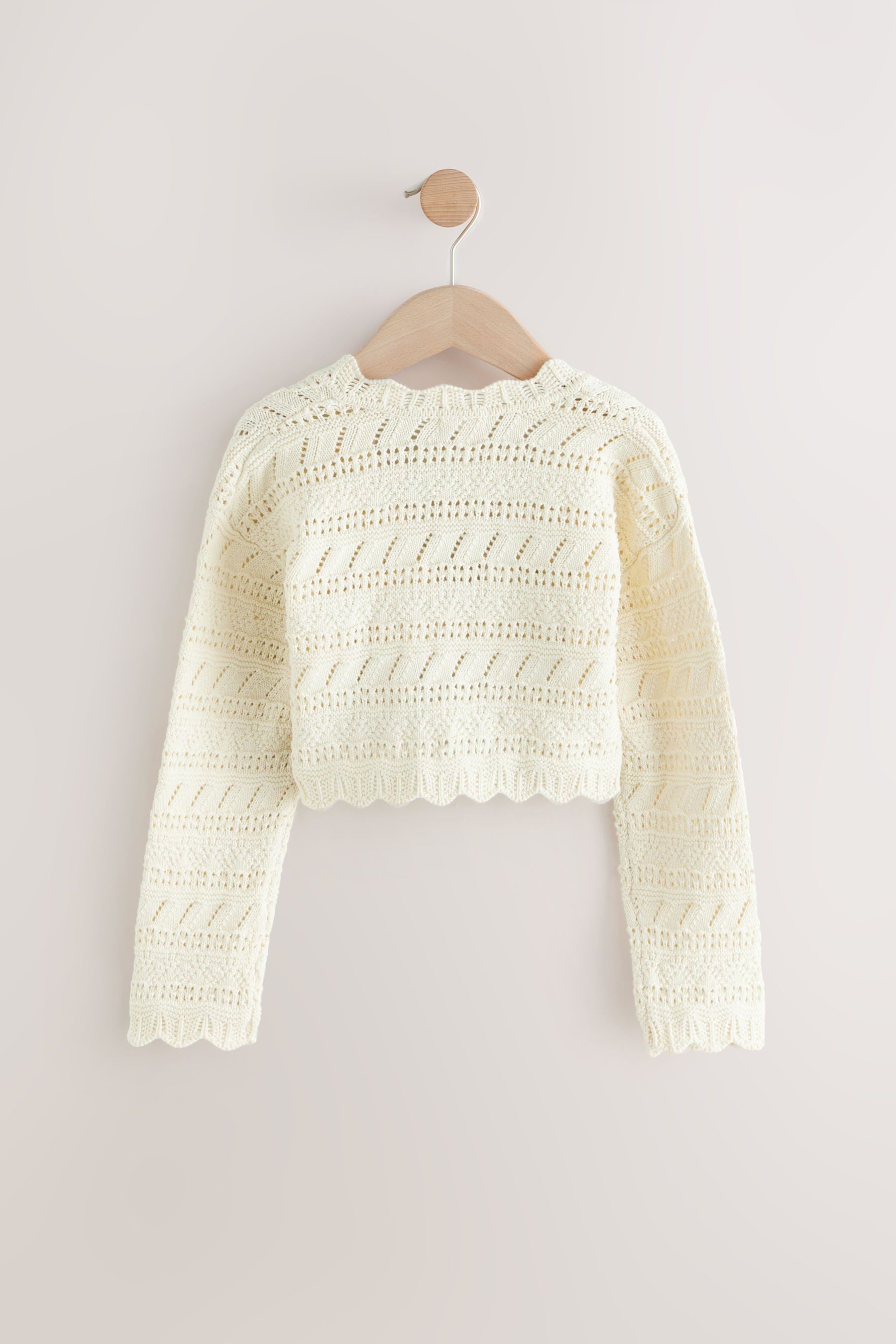 Next Strickjacke Gehäkelter Bolero aus 100 % günstig online kaufen