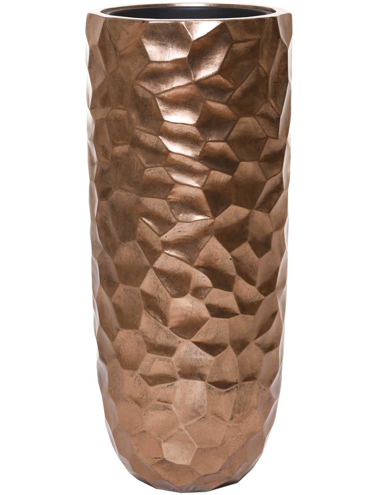 VIVANNO Bodenvase Fiberglas AMOLAR Säule - Bronze Mit Muster (1 St), 41x41x günstig online kaufen
