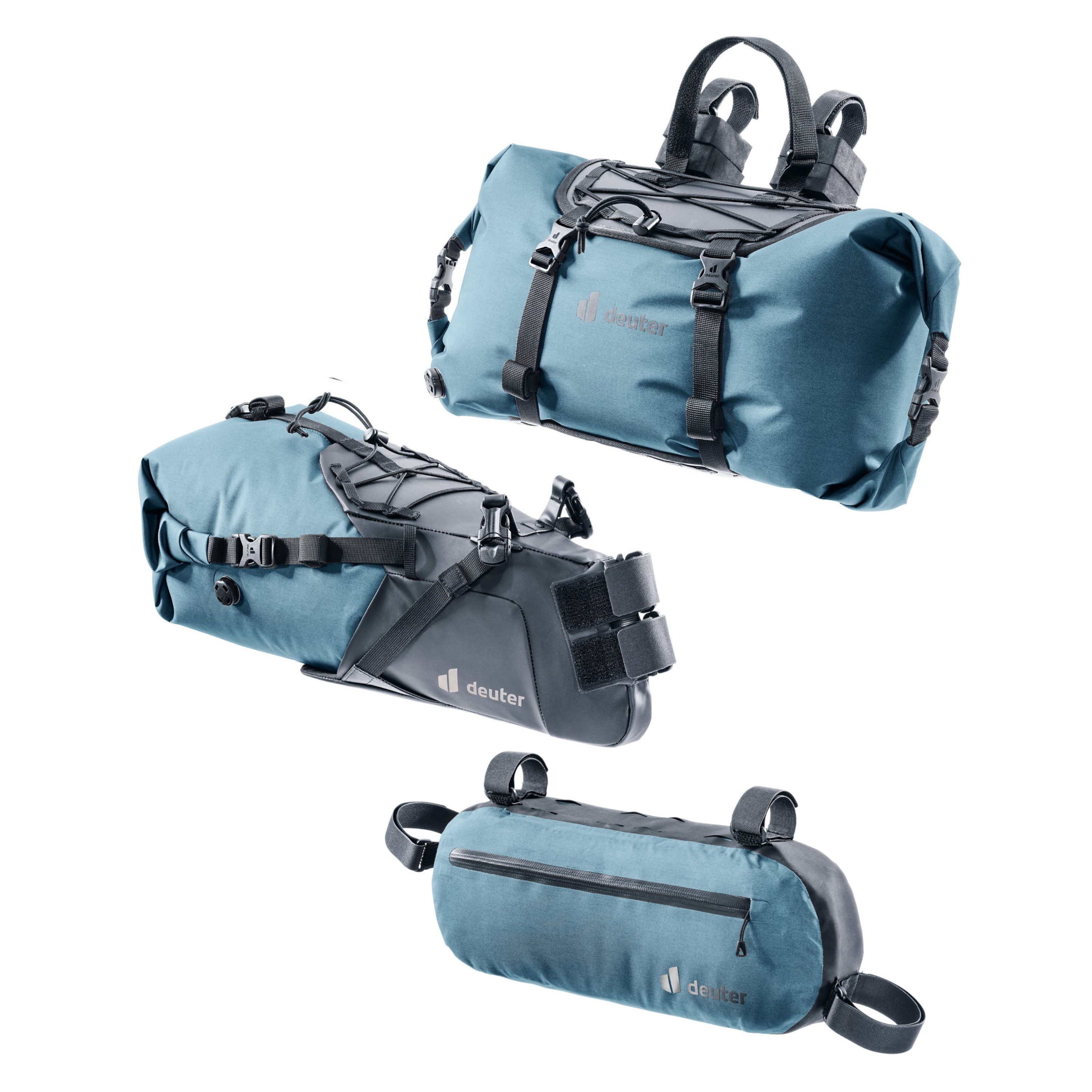 deuter Fahrradtasche Taschenset Cabezon Plus Lenkertasche, Satteltasche, Rahmentasche