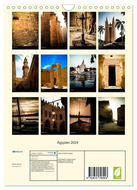 CALVENDO Wandkalender Ägypten 2024 (Wandkalender 2024 DIN A4 hoch), CALVENDO Monatskalender