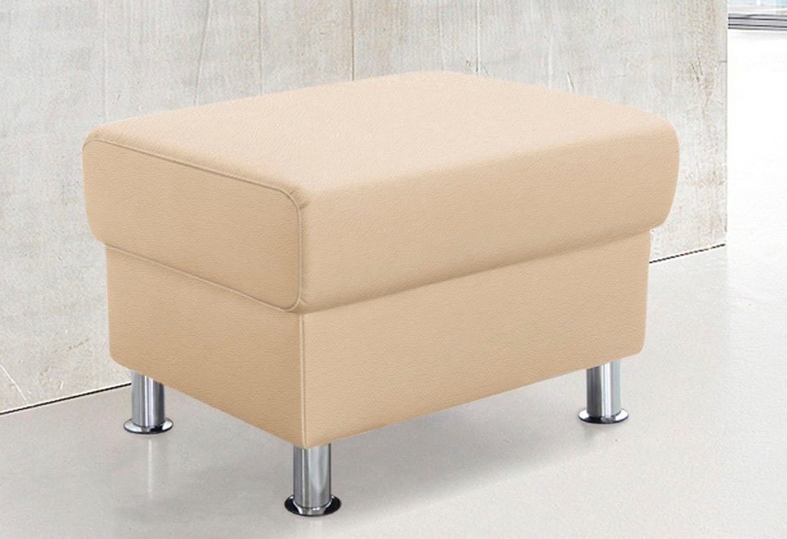 TRENDMANUFAKTUR Hocker "Rondo, Polsterhocker zur Serie, Breite 67 cm, Füße günstig online kaufen