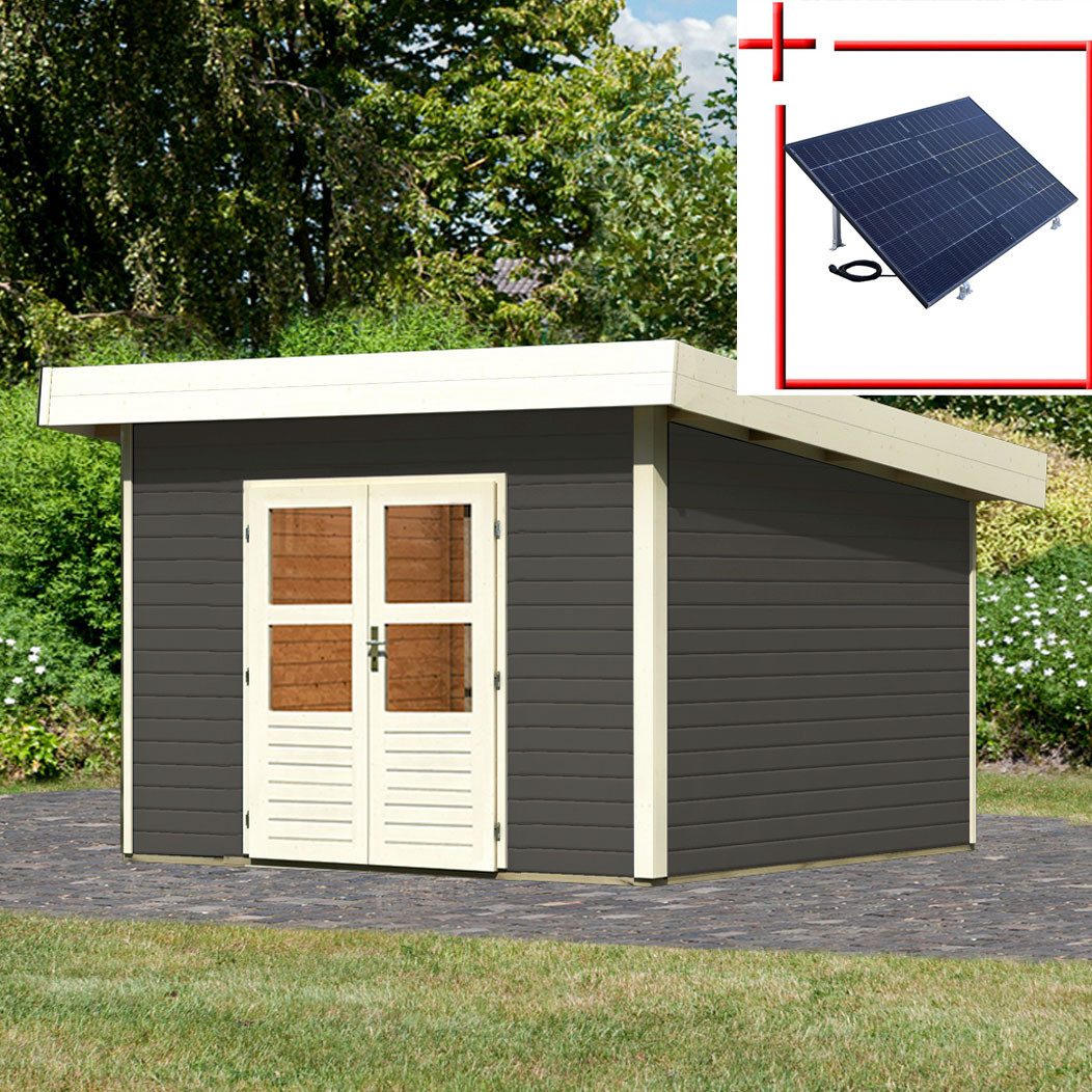 Karibu Gartenhaus Perlsee 3, BxT: 309x360 cm