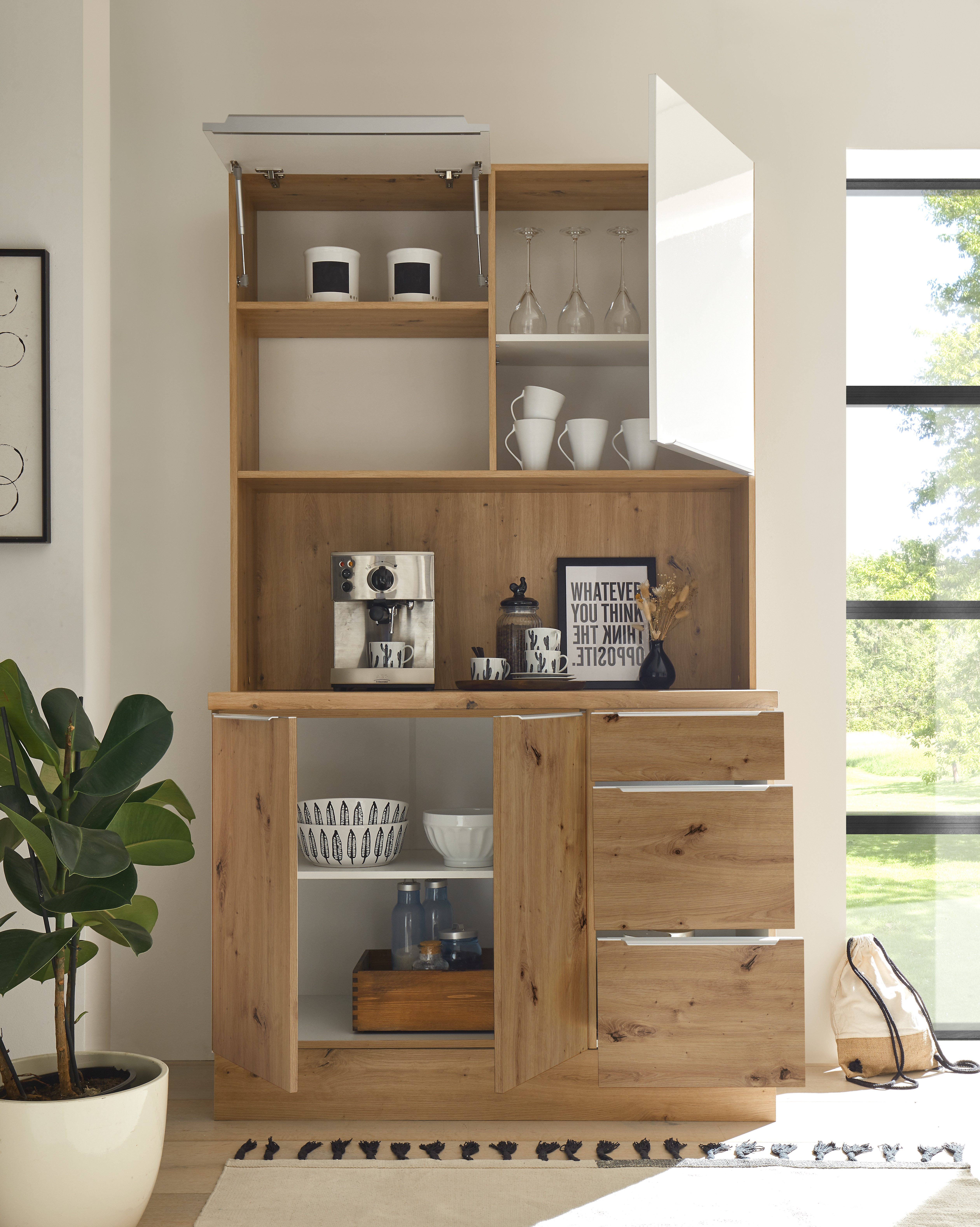 RESPEKTA Buffet Safado aus der Serie Marleen Breite 120 cm, mit Soft-Close, in exklusiver Konfiguration für OTTO