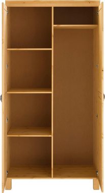 loft24 Kleiderschrank Oneill Mehrzweckschrank, Kiefer Massivholz, Landhaus, Höhe 205 cm