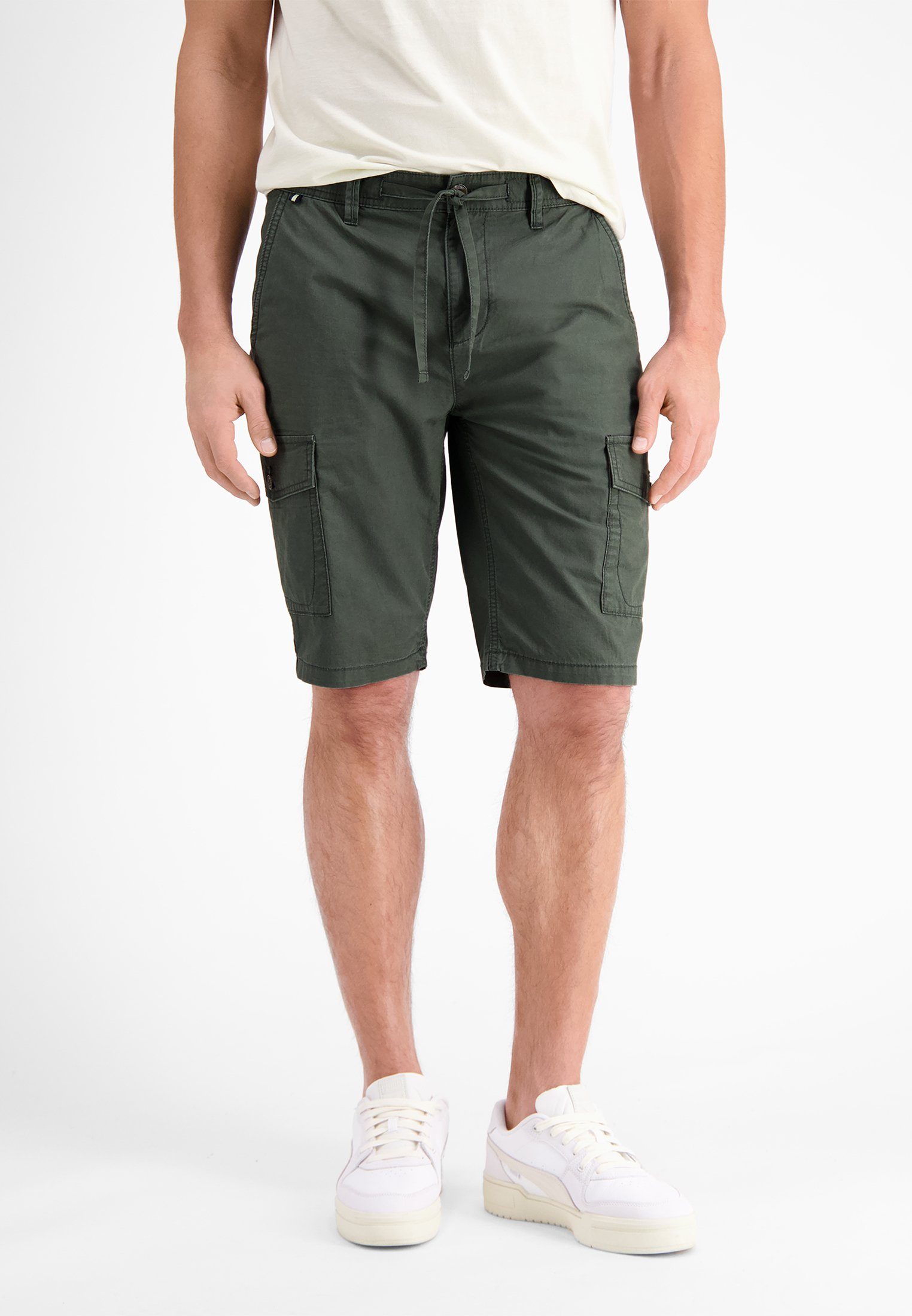 Cargo OLIVE Bermuda, unifarben LERROS Bermudas LERROS CHILLED